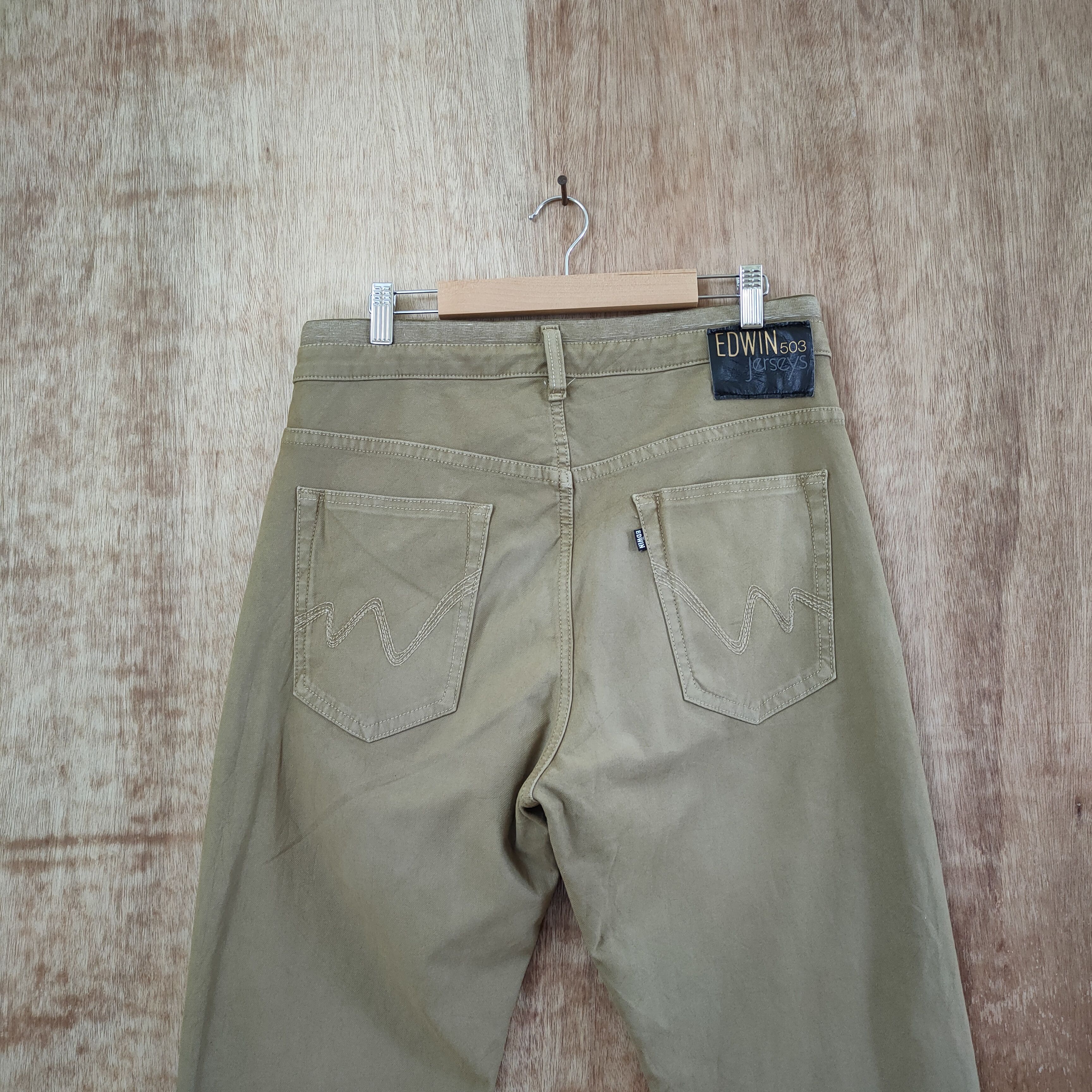 Edwin EDWIN 503 JERSEYS DENIM PANTS / TACTICAL PANTS Size US 34 / EU 50 - 5 Thumbnail