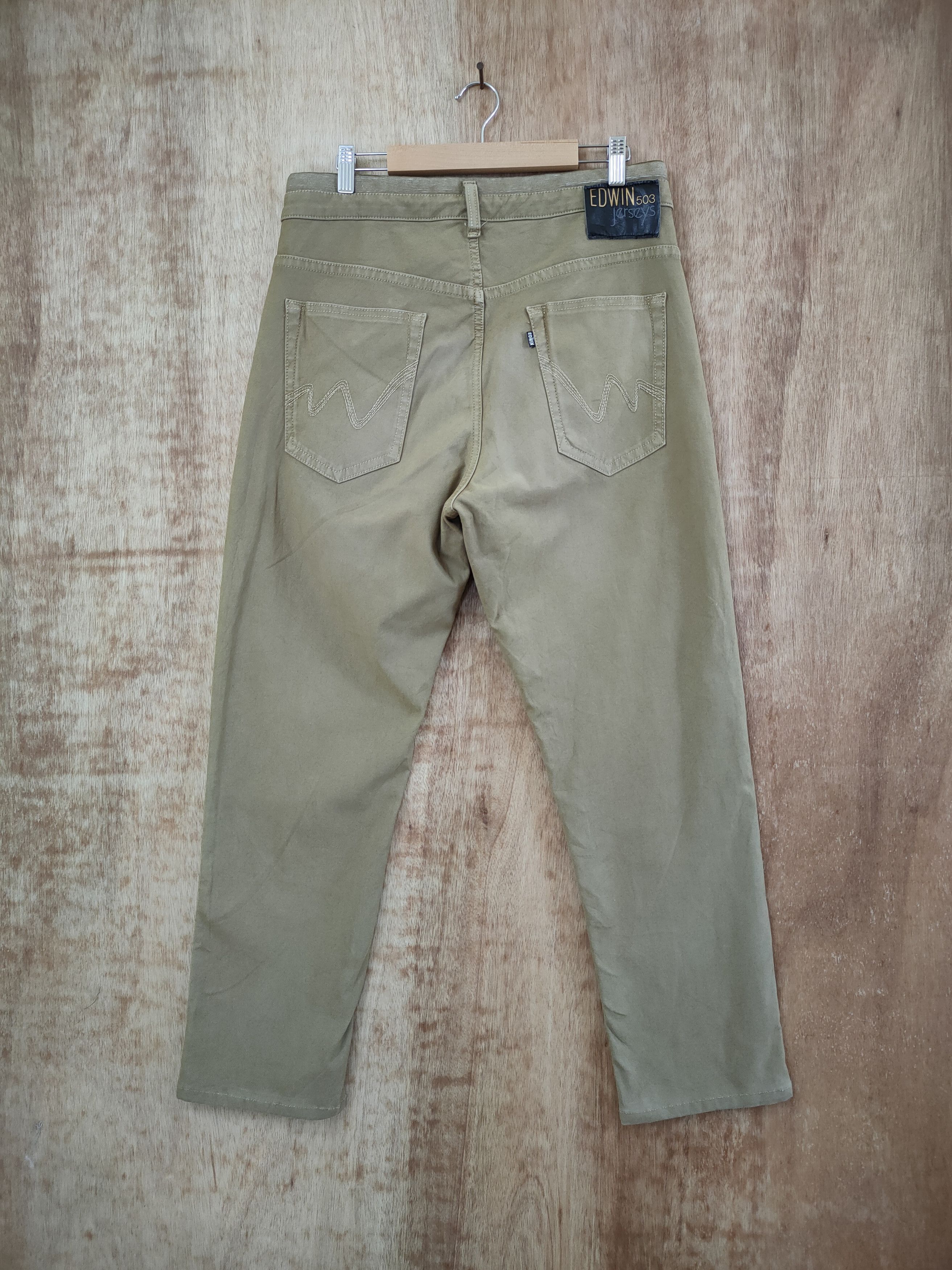 Edwin EDWIN 503 JERSEYS DENIM PANTS / TACTICAL PANTS Size US 34 / EU 50 - 4 Thumbnail