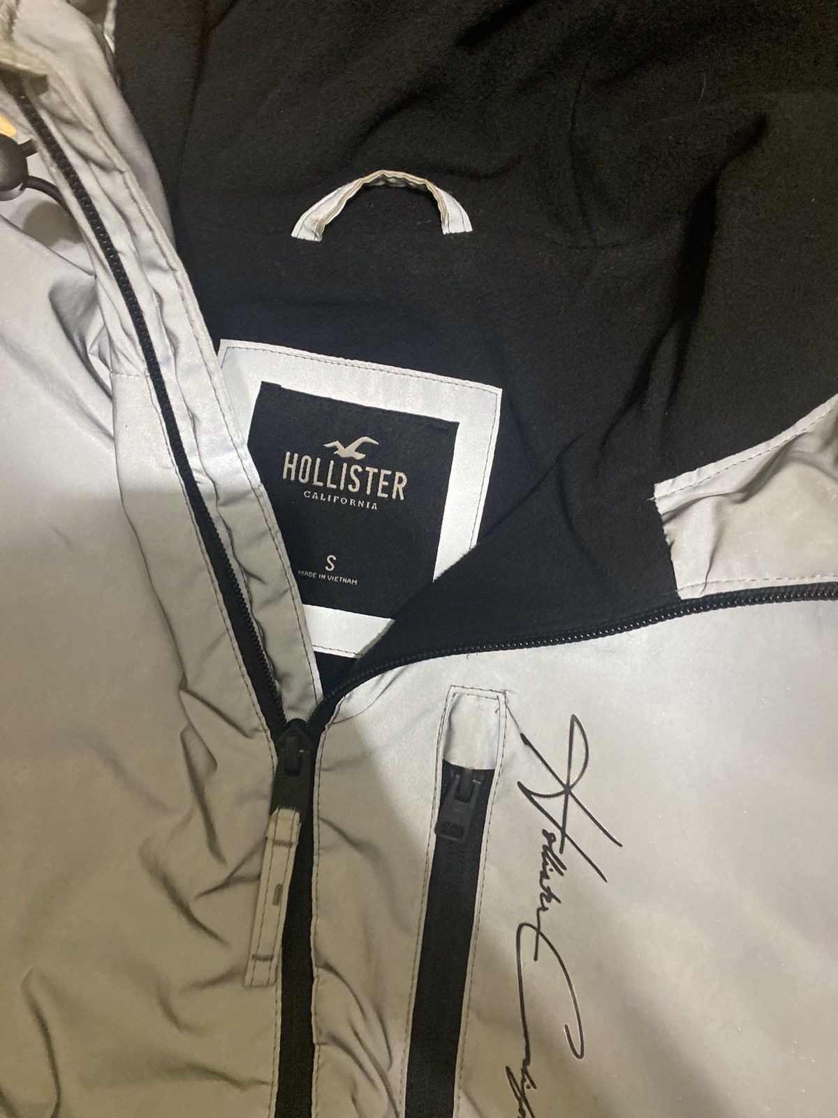 Hollister Hollister Reflective jacket Grailed