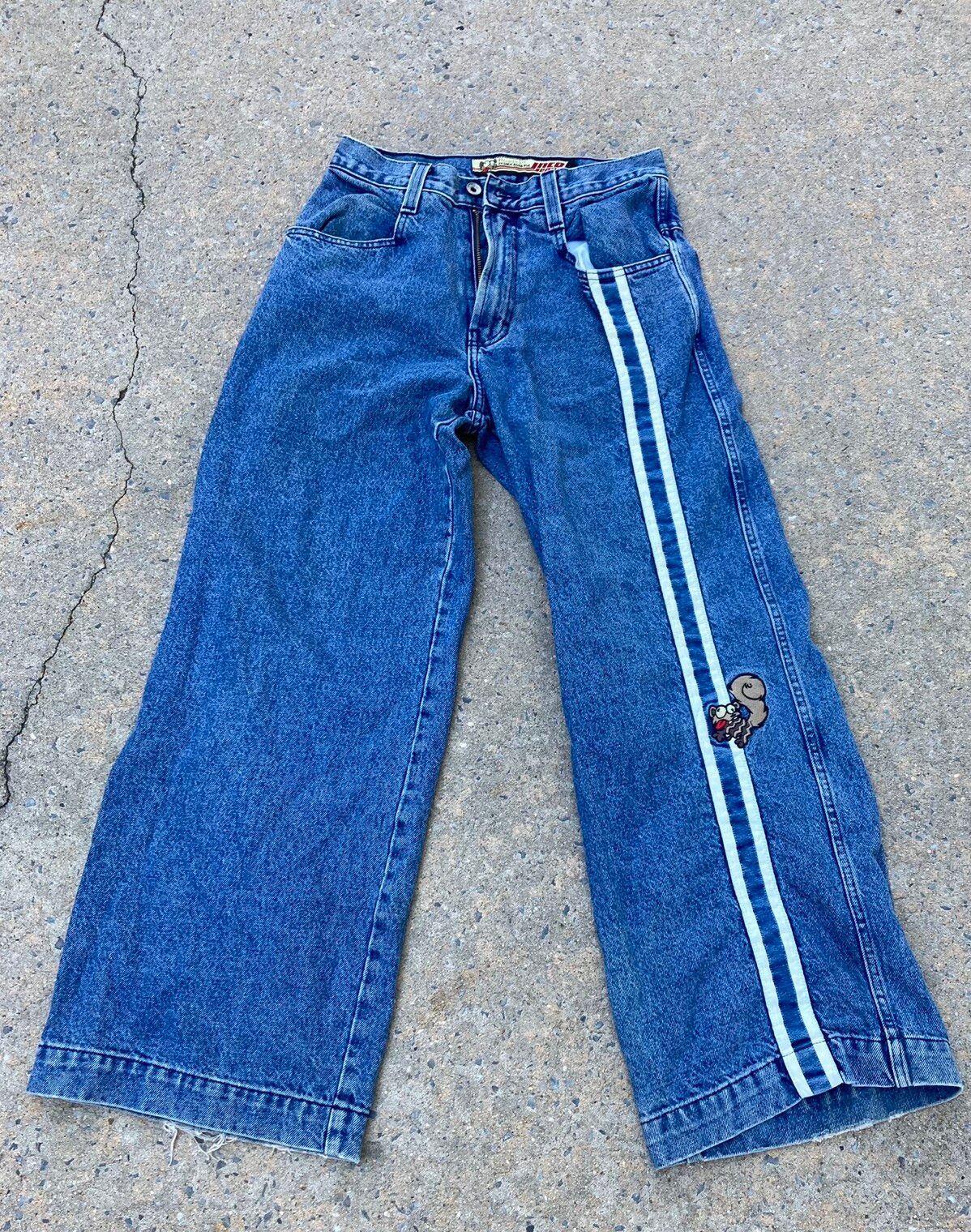 Vintage Vintage 90s JNCO Road Kill #171 Road Pie Jeans | Grailed