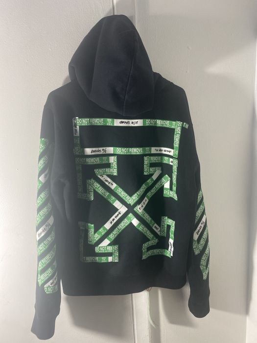 Off white do hot sale not remove hoodie