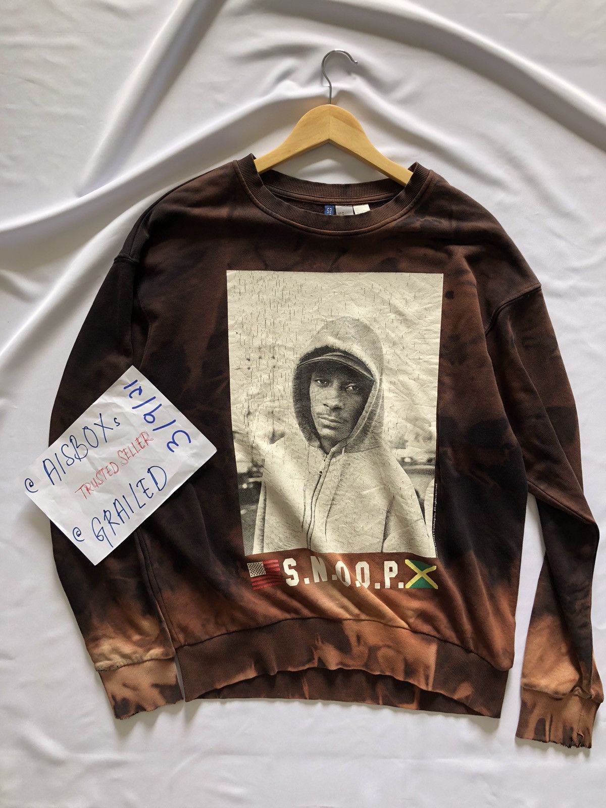 Rap Tees × Snoop Dogg Vintage 🖤 Snoop Dogg Face Logo Sweatshirt Size US M / EU 48-50 / 2 - 20 Thumbnail