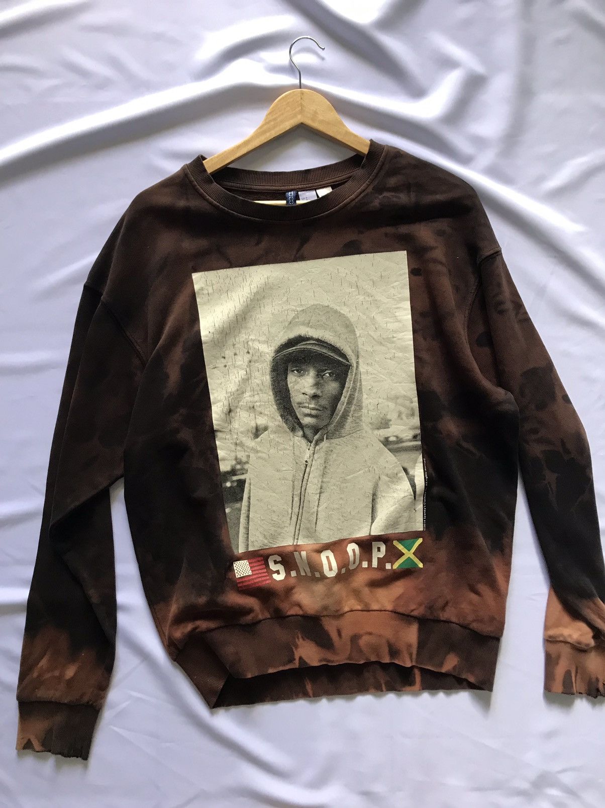 Rap Tees × Snoop Dogg Vintage 🖤 Snoop Dogg Face Logo Sweatshirt Size US M / EU 48-50 / 2 - 3 Thumbnail
