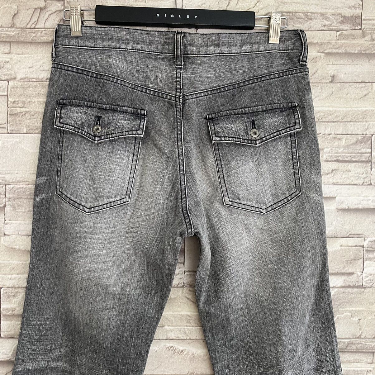 ABAHOUSE Japanese Brand ABAHOUSE Distressed Jeans Black lightwash Size US 32 / EU 48 - 9 Thumbnail