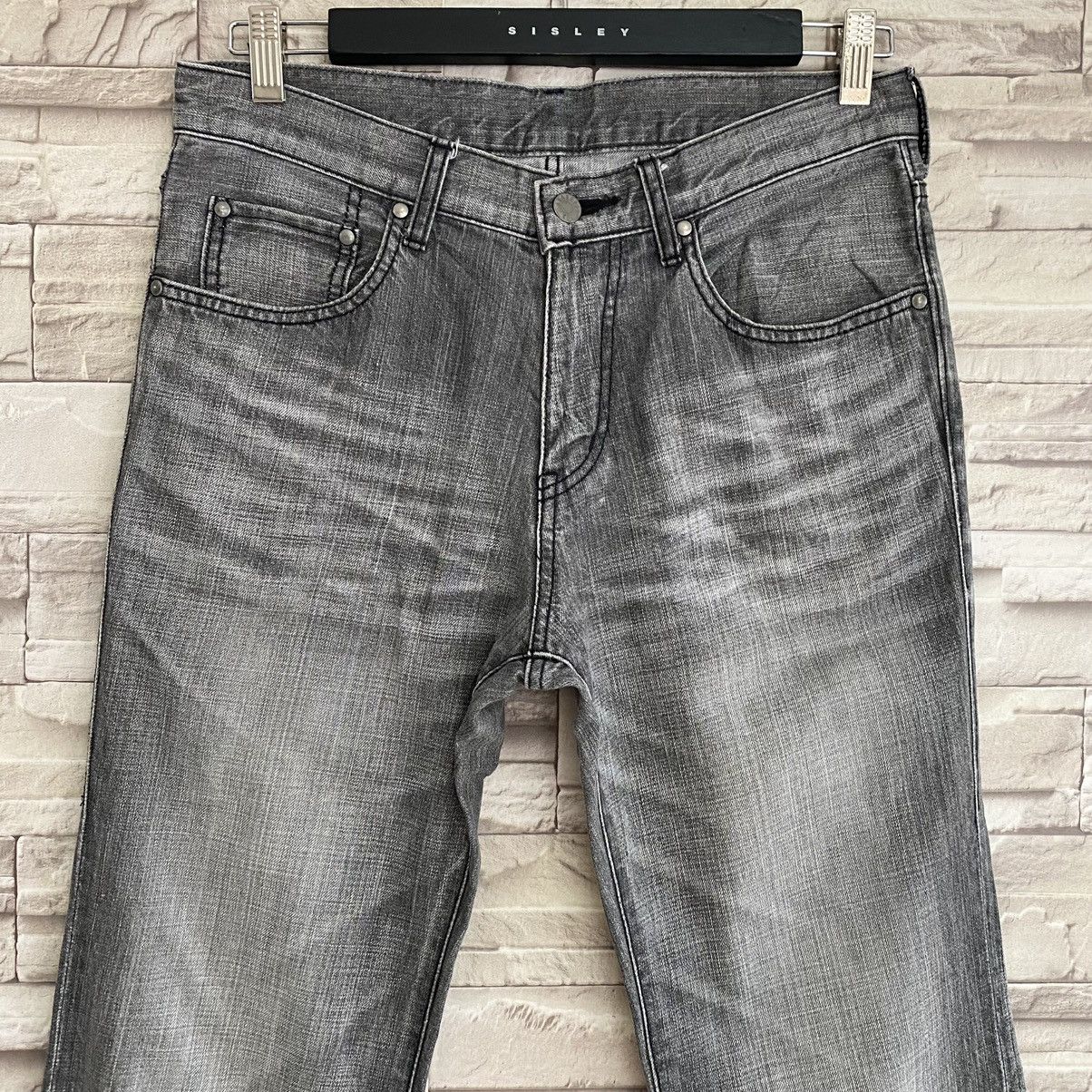ABAHOUSE Japanese Brand ABAHOUSE Distressed Jeans Black lightwash Size US 32 / EU 48 - 4 Thumbnail