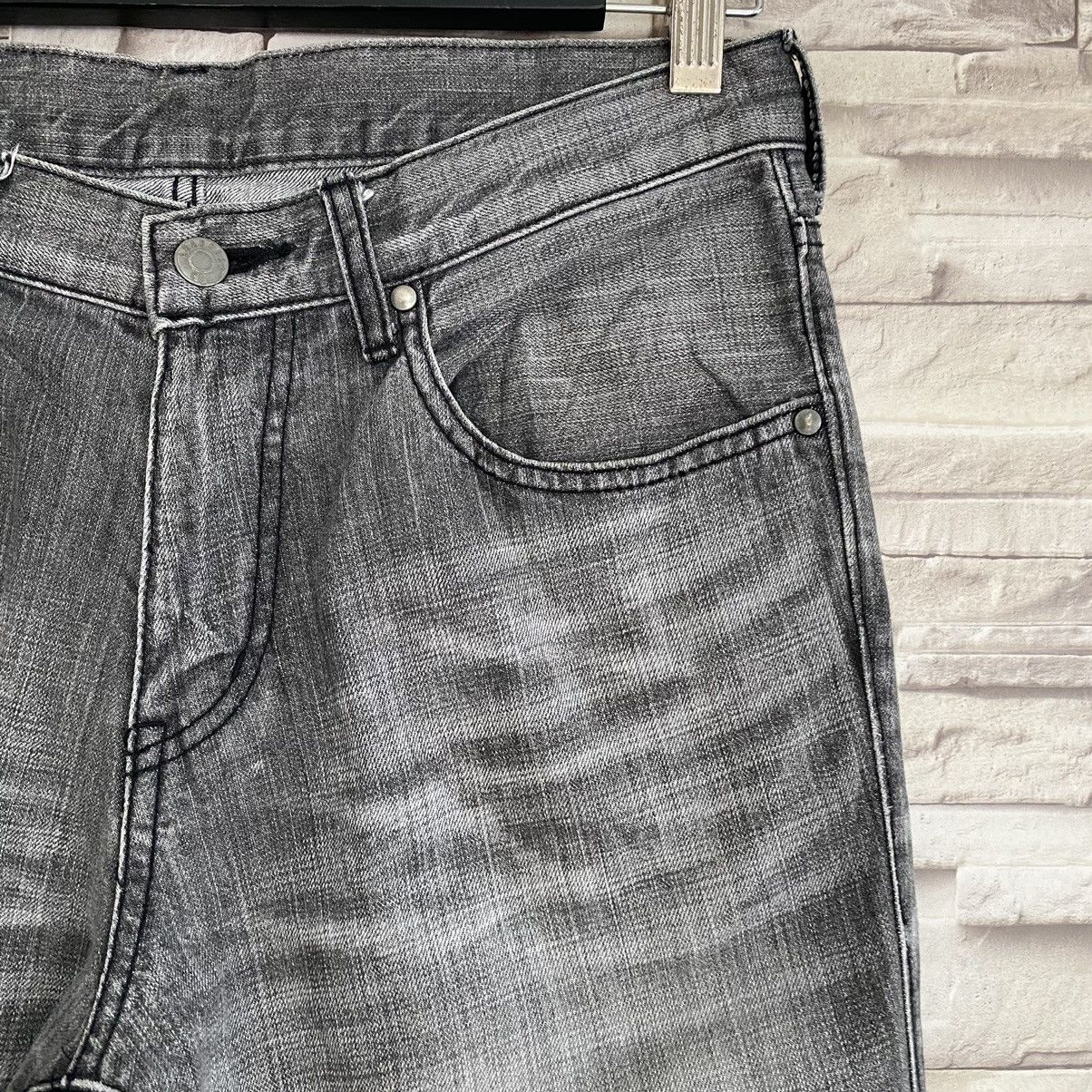 ABAHOUSE Japanese Brand ABAHOUSE Distressed Jeans Black lightwash Size US 32 / EU 48 - 7 Thumbnail