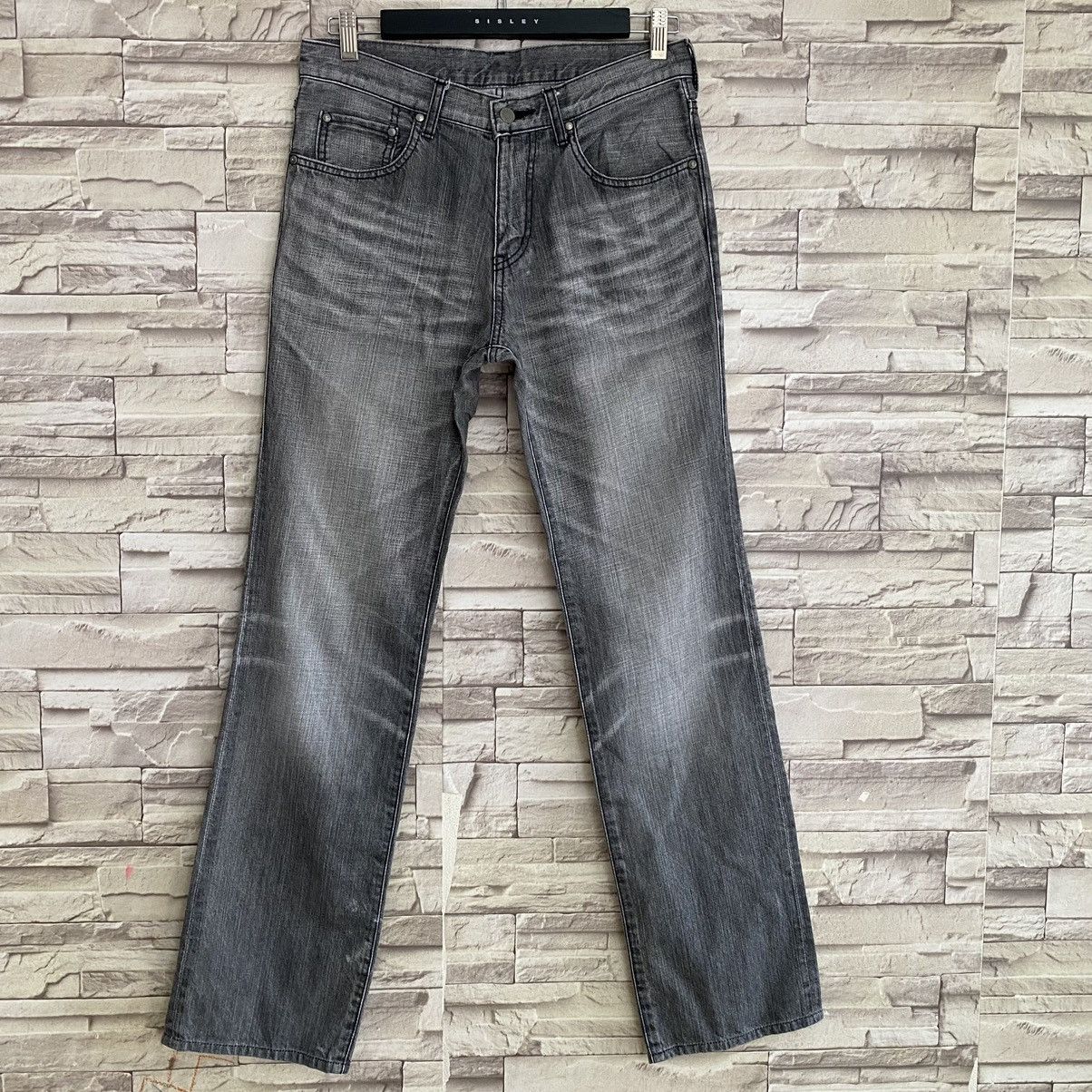 ABAHOUSE Japanese Brand ABAHOUSE Distressed Jeans Black lightwash Size US 32 / EU 48 - 3 Thumbnail