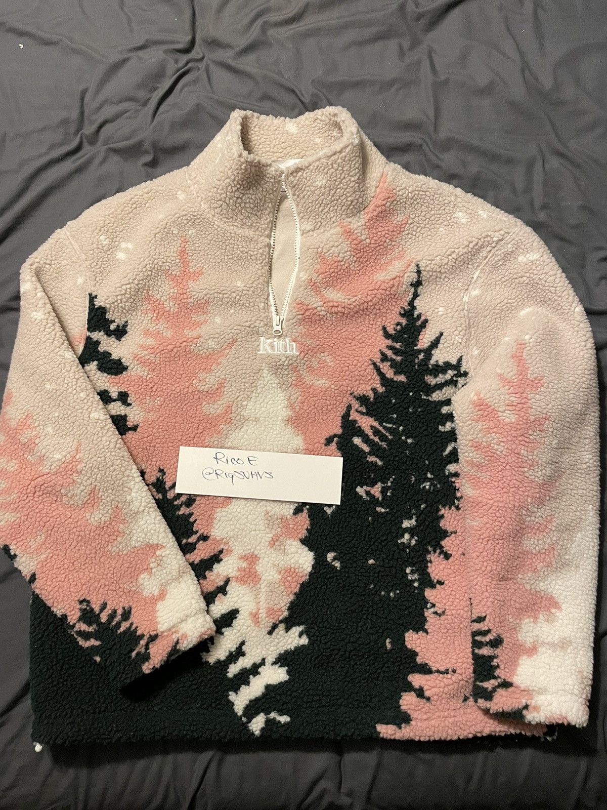 Kith Kith Spruce Claremont Sherpa Quarter Zip | Grailed