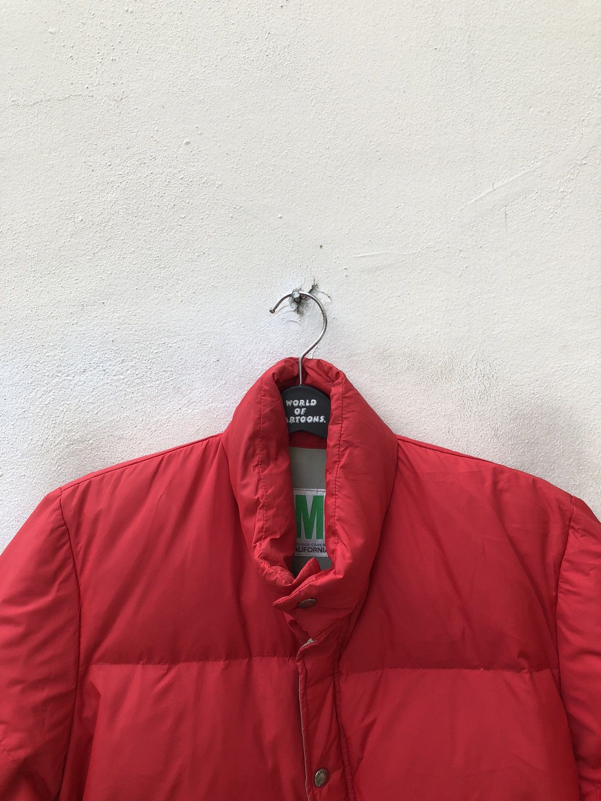 Sugar Cane × Toyo Enterprises Vintage 90s Sugar Cane California Red Down Puffer Jacket Size US M / EU 48-50 / 2 - 2 Thumbnail