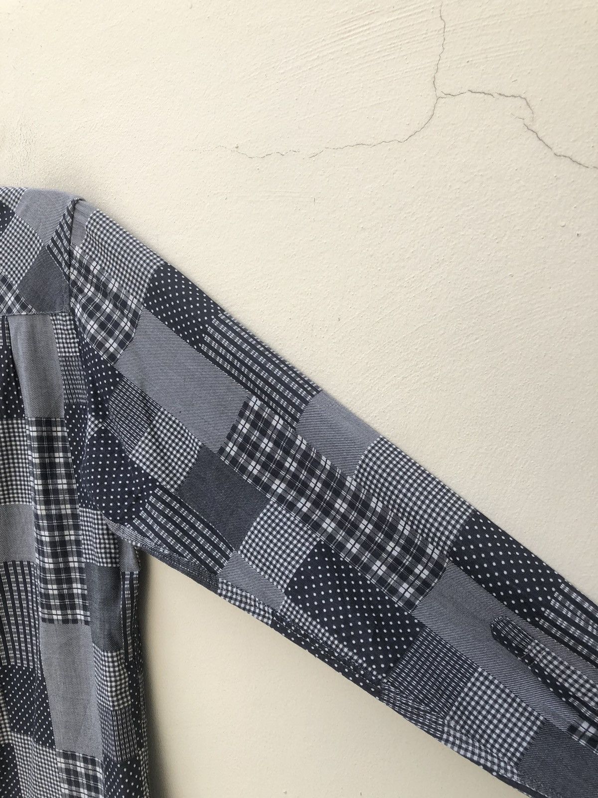 LIFUL MINIMAL GARMENTS Liful Minimal Garments Printed Patchwork Button Shirt Size US M / EU 48-50 / 2 - 14 Thumbnail