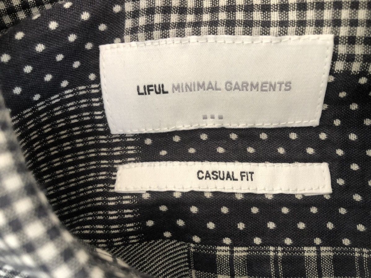 LIFUL MINIMAL GARMENTS Liful Minimal Garments Printed Patchwork Button Shirt Size US M / EU 48-50 / 2 - 16 Thumbnail