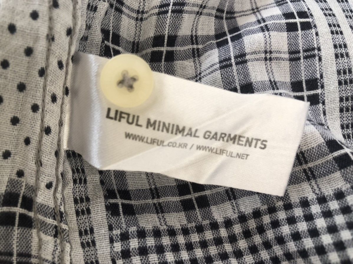 LIFUL MINIMAL GARMENTS Liful Minimal Garments Printed Patchwork Button Shirt Size US M / EU 48-50 / 2 - 18 Thumbnail