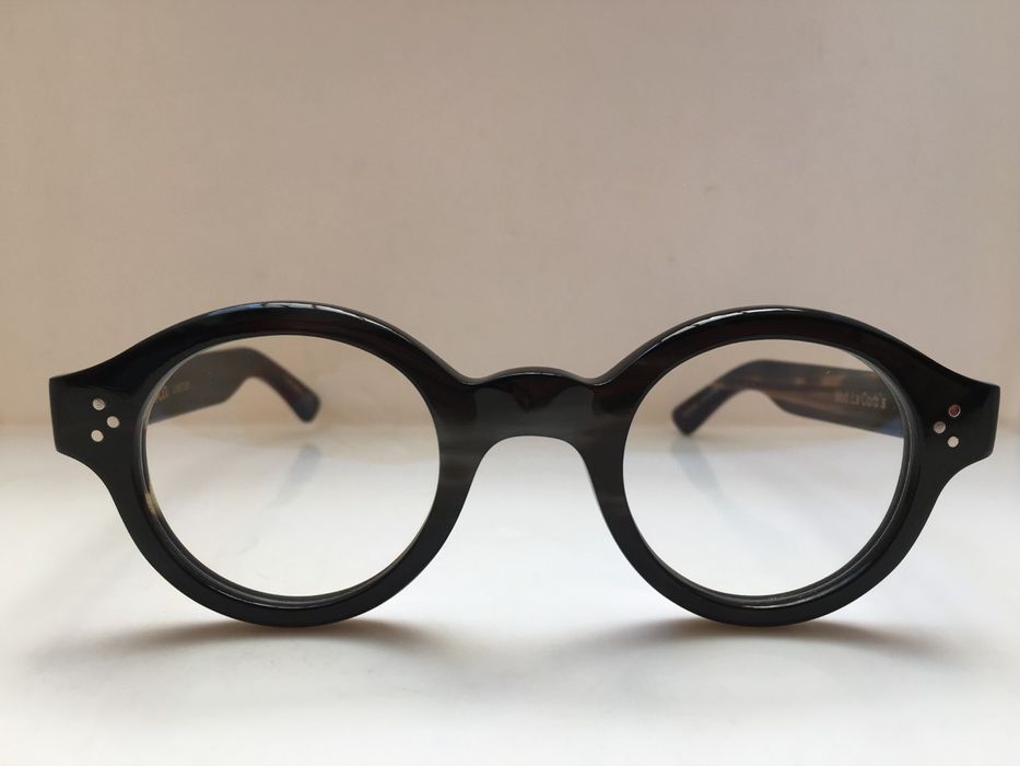 Lesca Lunetier MOD CORBUSIER ARCHITECT GENUINE HORN EYEGLASSES ...