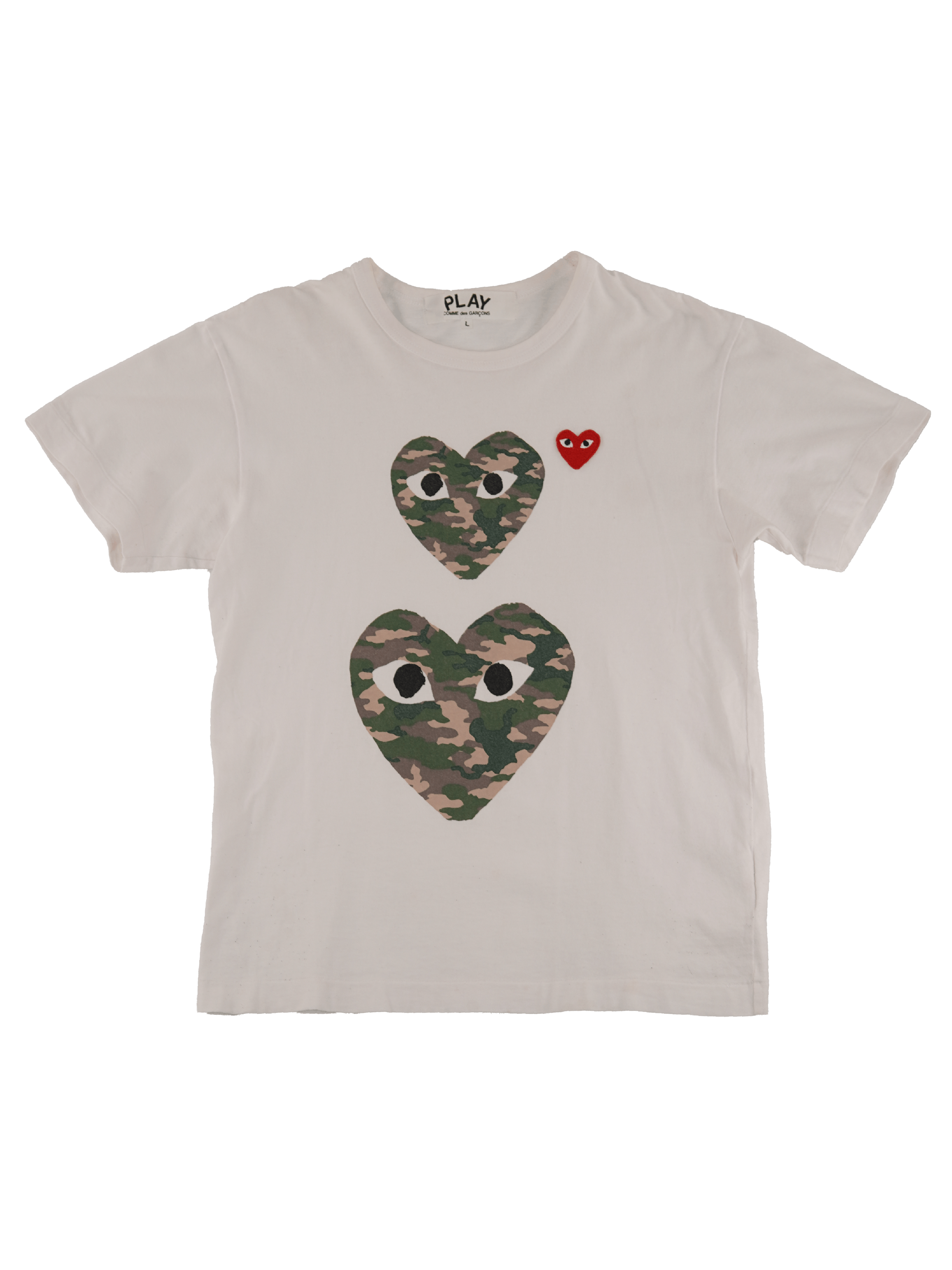 Cdg camo heart best sale