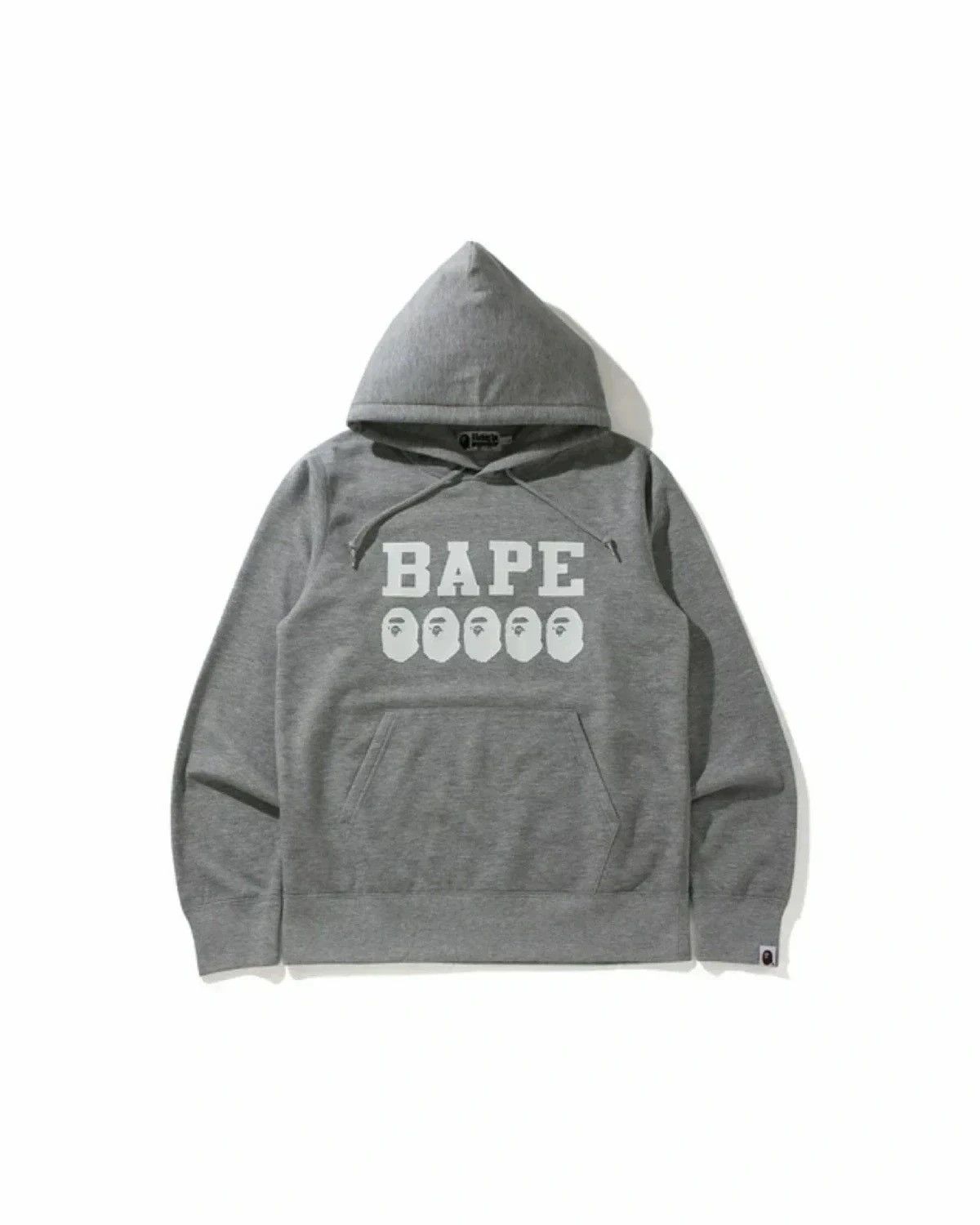 Bape 2021 Summer Bag Go popular Skate Pullover Hoodie Gray