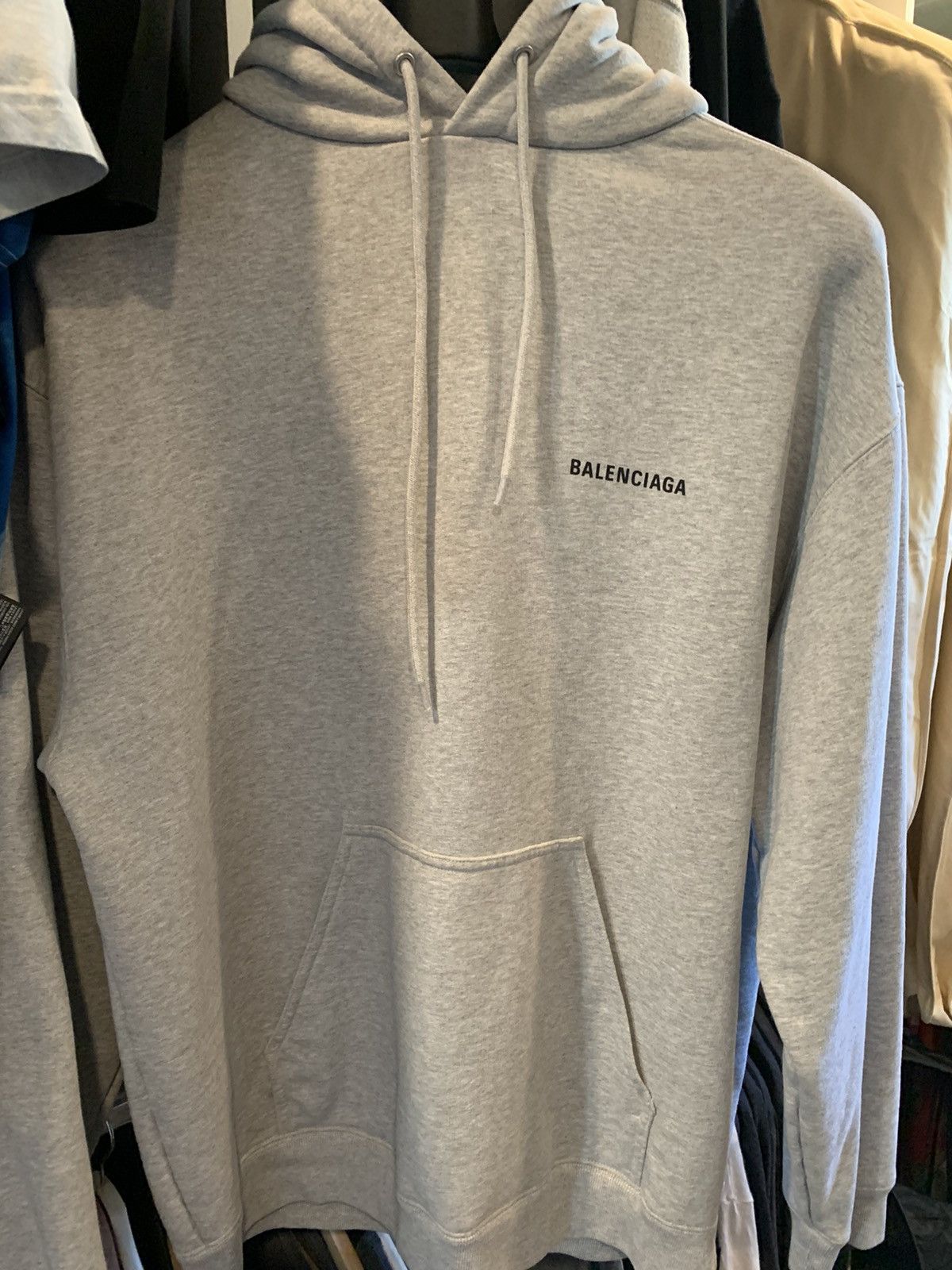 Balenciaga Balenciaga Logo Medium Fit Hoodie Size US M / EU 48-50 / 2 - 1 Thumbnail