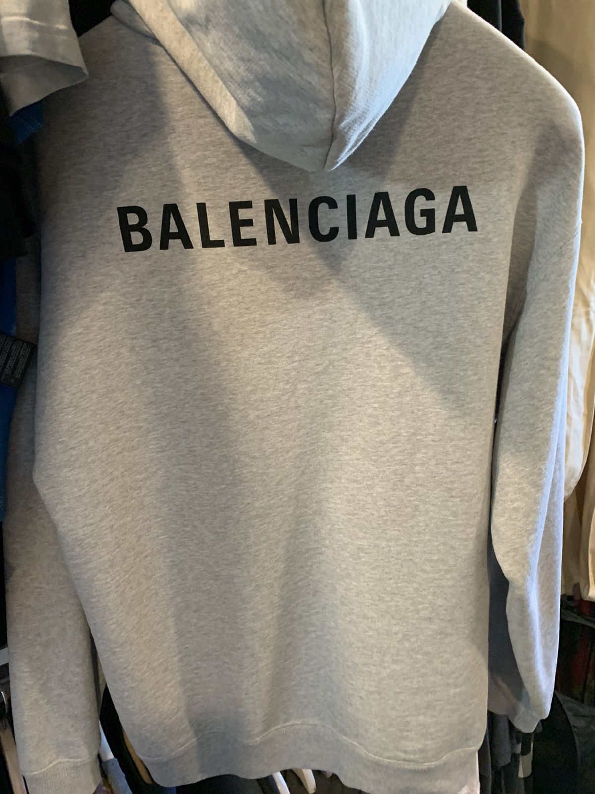 Balenciaga Balenciaga Logo Medium Fit Hoodie Size US M / EU 48-50 / 2 - 2 Thumbnail
