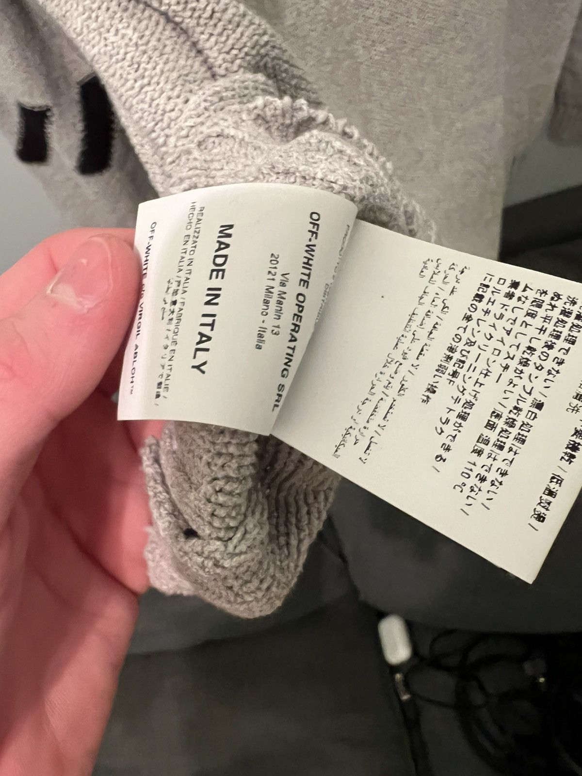 Off-White Want gone heavily distressed off white crewneck Size US M / EU 48-50 / 2 - 4 Thumbnail