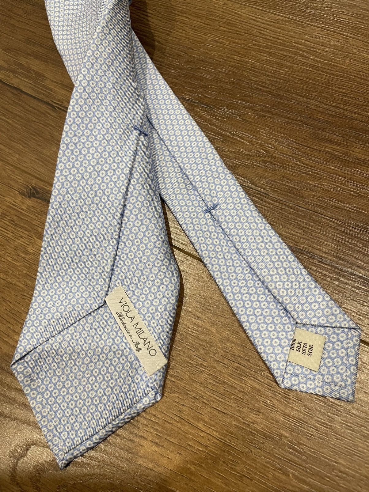 Other Viola Milano Light Blue Tie Size ONE SIZE - 1 Thumbnail