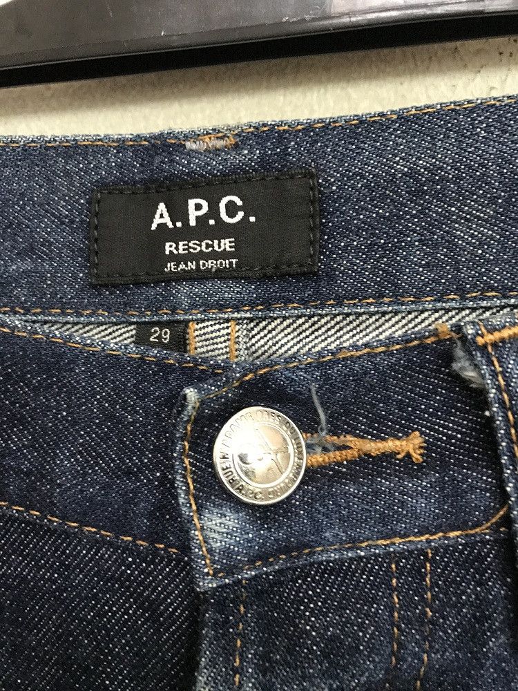 A.P.C. A.P.C. Rescue Jean Droit Made in Macau Blue Denim Jeans Size US 30 / EU 46 - 7 Thumbnail