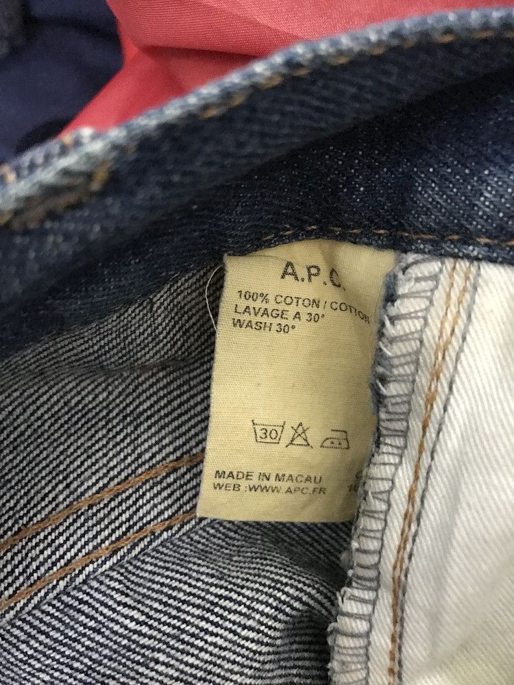 A.P.C. A.P.C. Rescue Jean Droit Made in Macau Blue Denim Jeans Size US 30 / EU 46 - 16 Thumbnail
