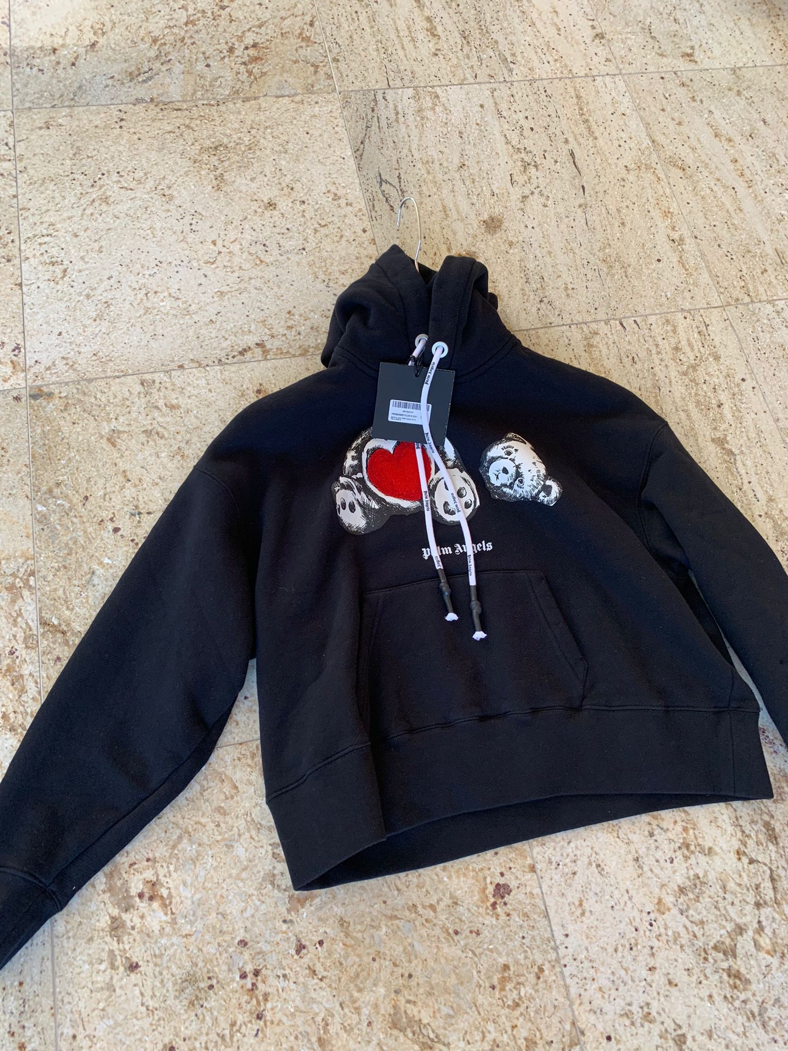 Palm Angels Kill Bear Hoodie in Black Size US XXS / EU 40 - 9 Thumbnail