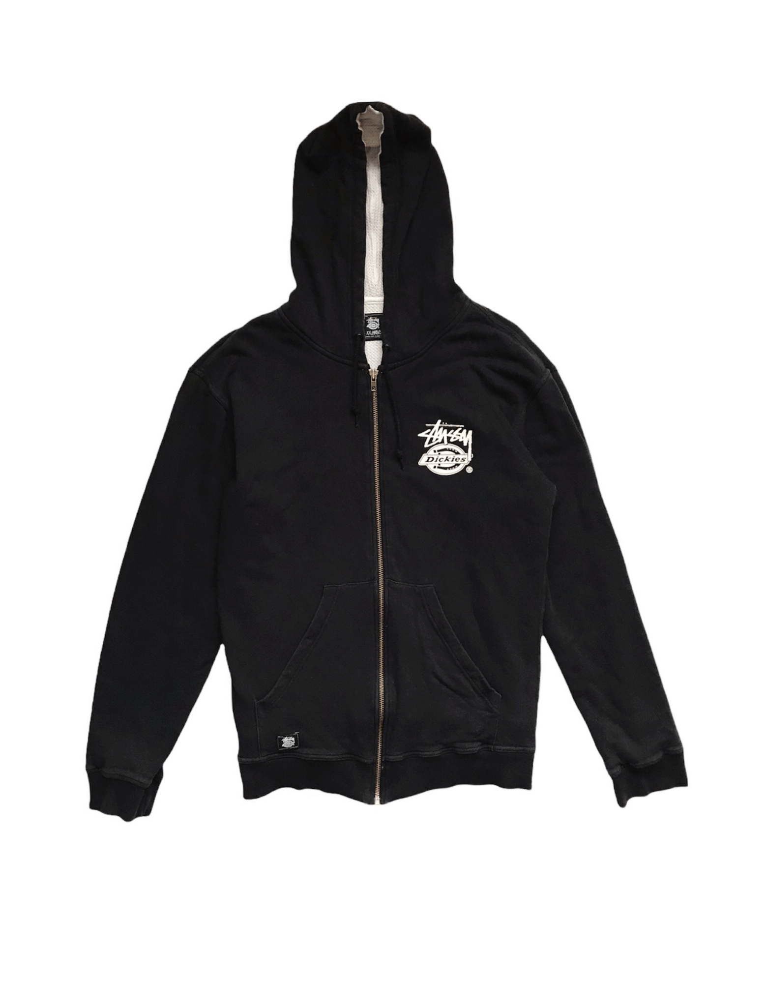 Stussy Stussy & Dickies black full zip hoodie | Grailed