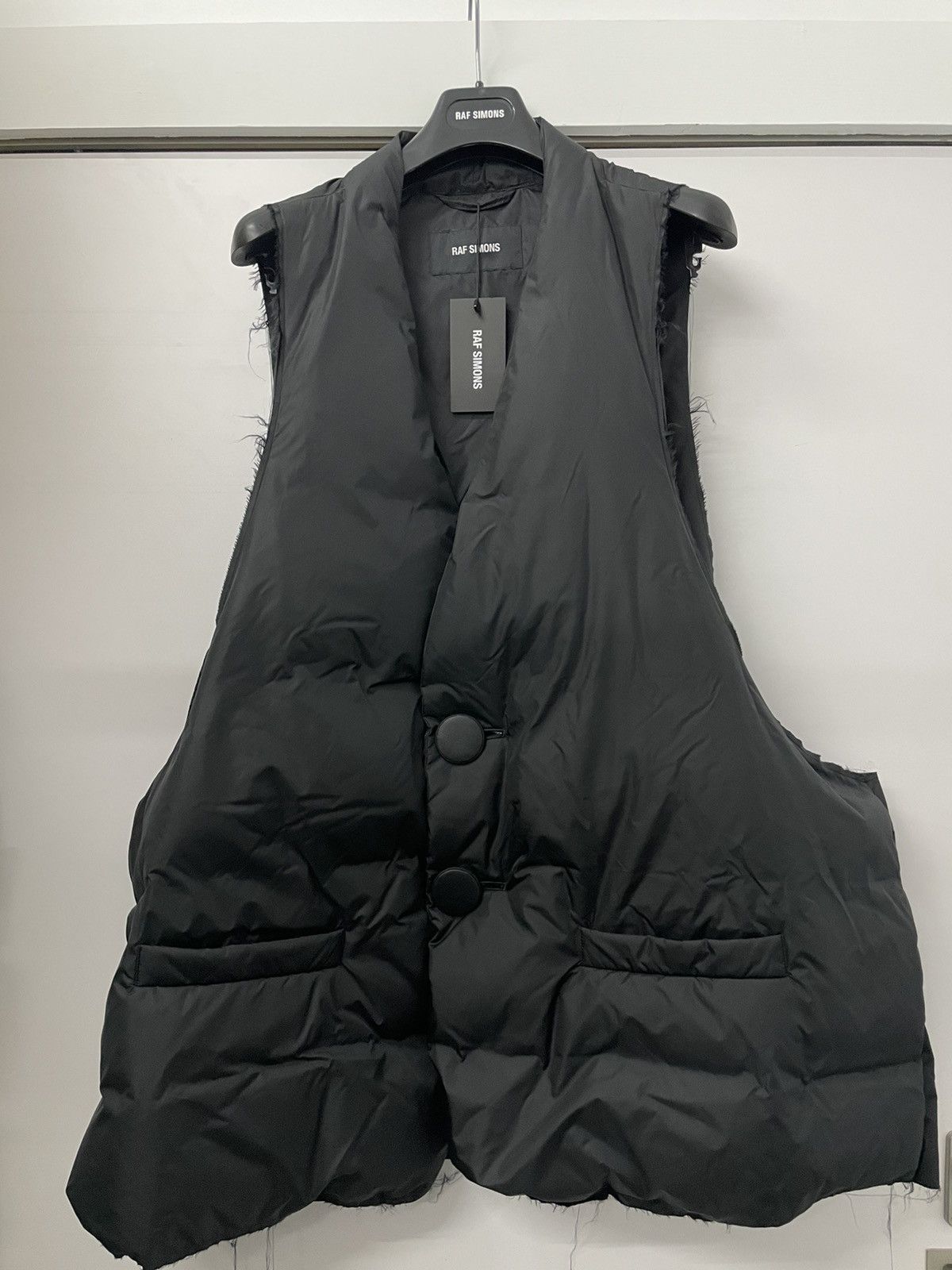 RAF SIMONS 21aw 引っ込み padded oversized gilet