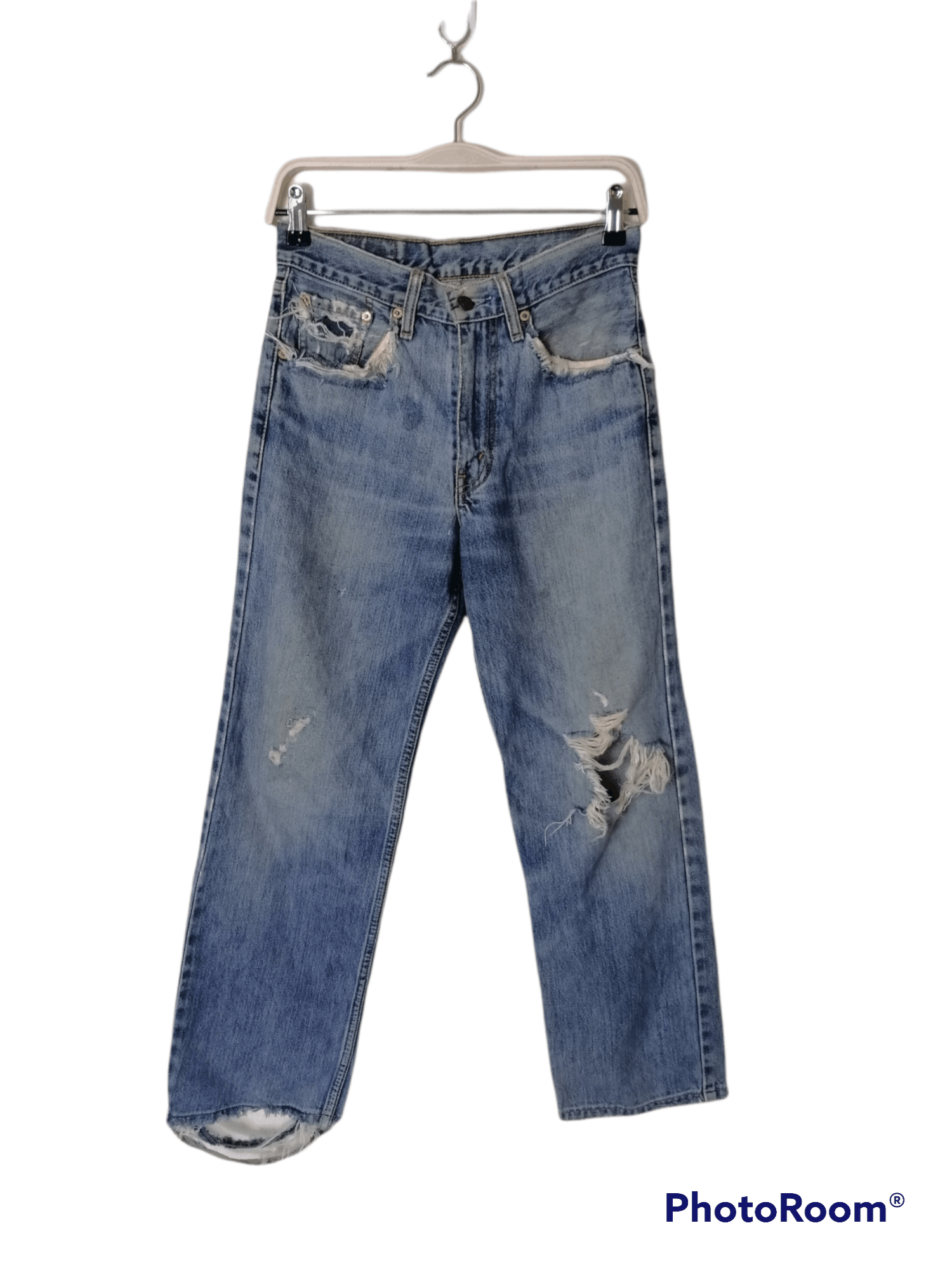 Levi's Vintage Levi’s Distressed Destroy Ripped Jeans Size US 28 / EU 44 - 1 Thumbnail