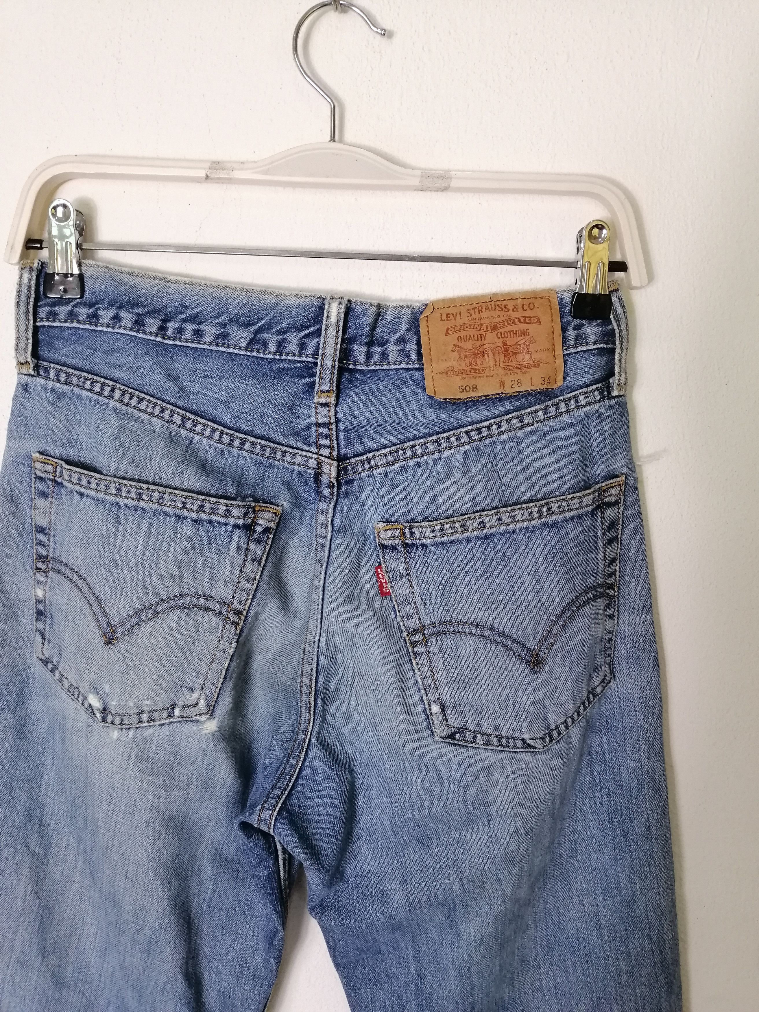 Levi's Vintage Levi’s Distressed Destroy Ripped Jeans Size US 28 / EU 44 - 5 Thumbnail