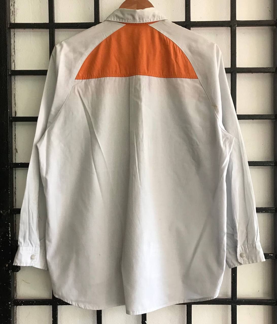 Vintage 💣 OFFER Vtg ENEOS Click Button Worker Shirt Size US L / EU 52-54 / 3 - 3 Thumbnail