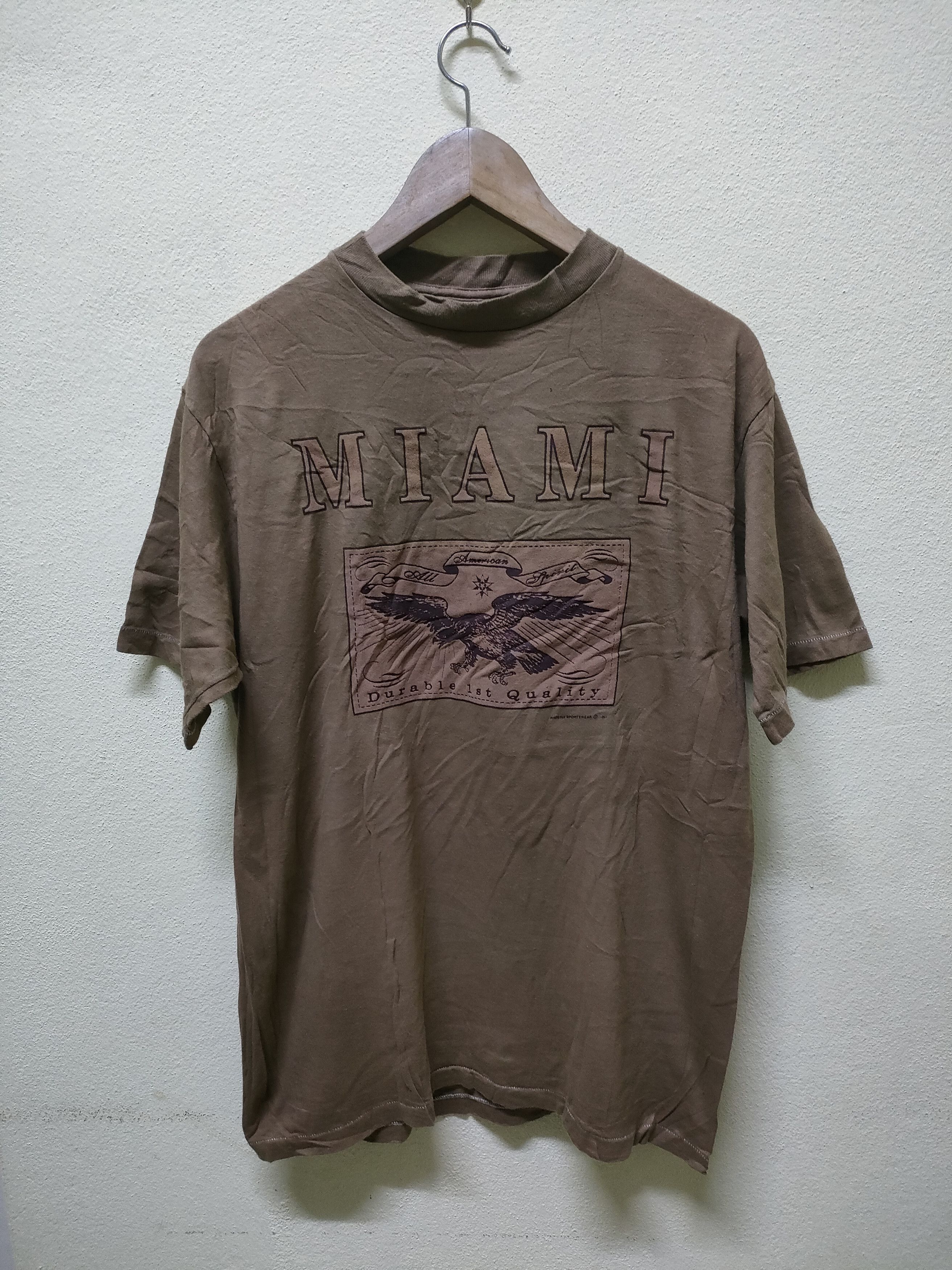 Vintage Vintage Miami 90's T-shirt Size US L / EU 52-54 / 3 - 1 Thumbnail