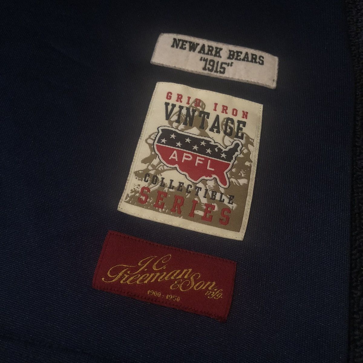 Authentic Negro Leagues Vintage Newark Bears JC Freeman & Sons 1915 Throwback Jersey Size US XXL / EU 58 / 5 - 7 Thumbnail