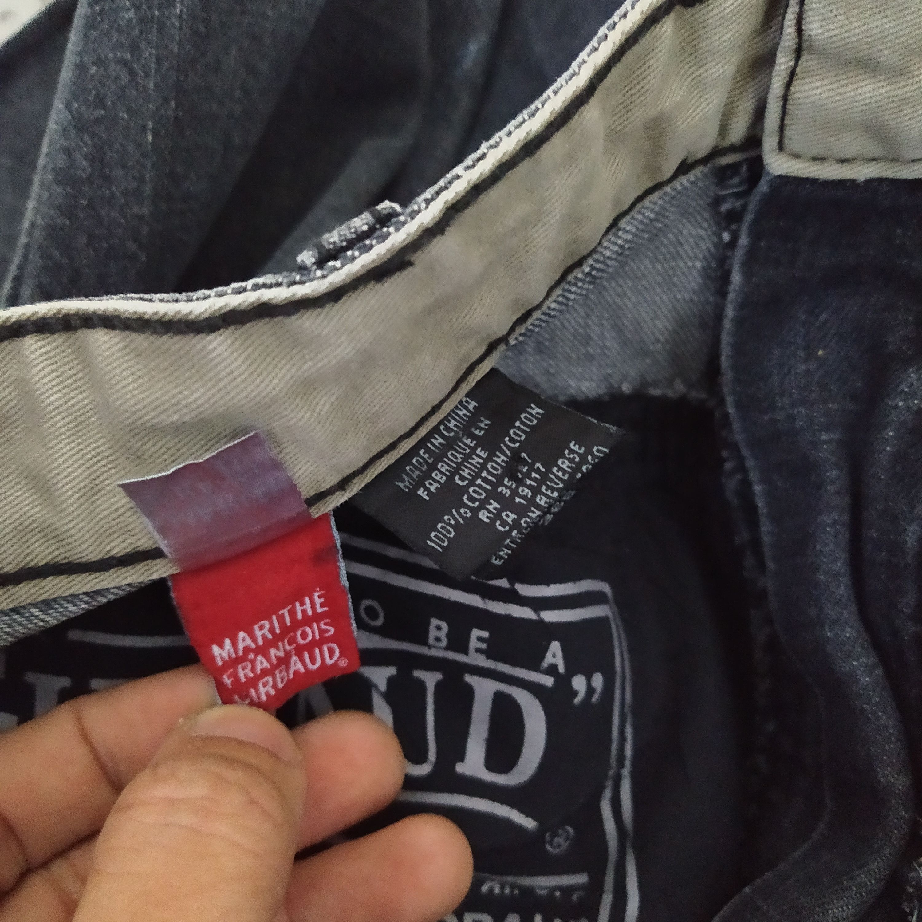 Marithe + Francois Girbaud LE JEAN DE MARITHE FRANCOIS GIRBAUD DENIM (D431) Size US 37 - 12 Thumbnail