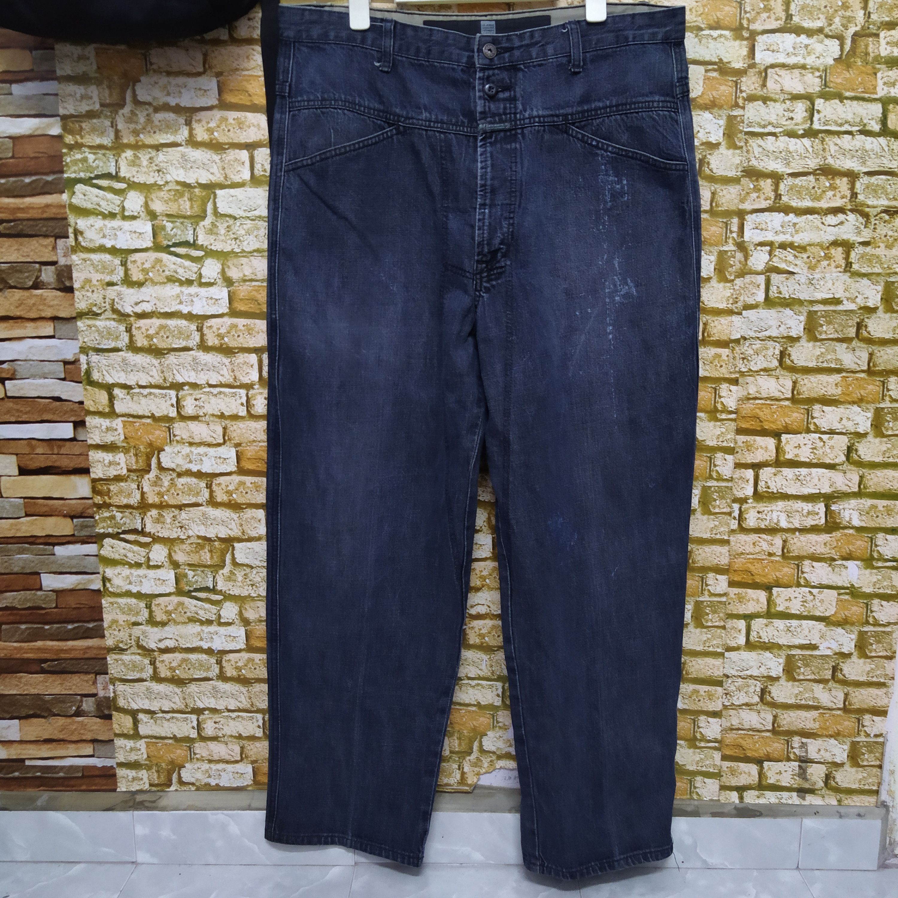 Marithe + Francois Girbaud LE JEAN DE MARITHE FRANCOIS GIRBAUD DENIM (D431) Size US 37 - 1 Thumbnail