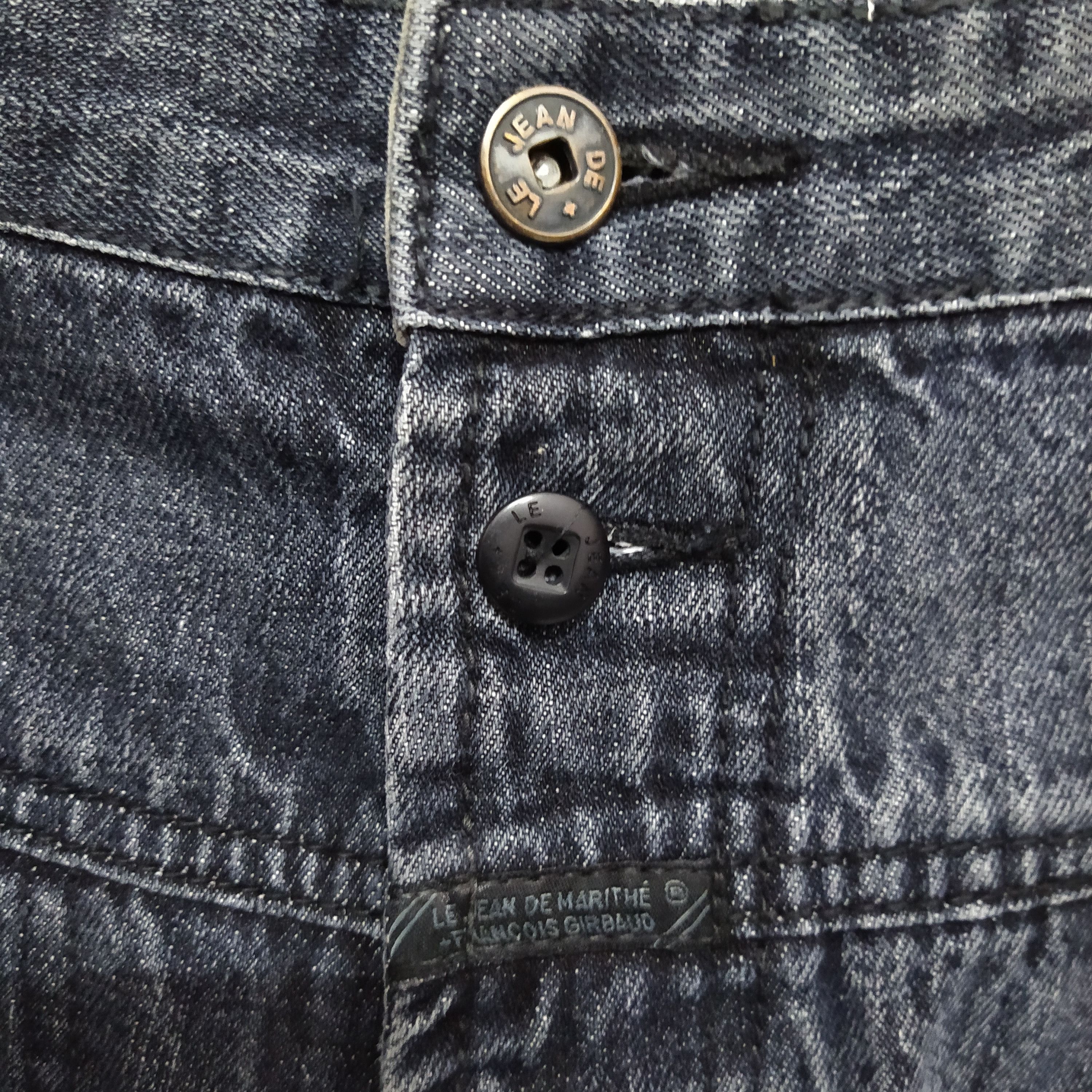 Marithe + Francois Girbaud LE JEAN DE MARITHE FRANCOIS GIRBAUD DENIM (D431) Size US 37 - 3 Thumbnail
