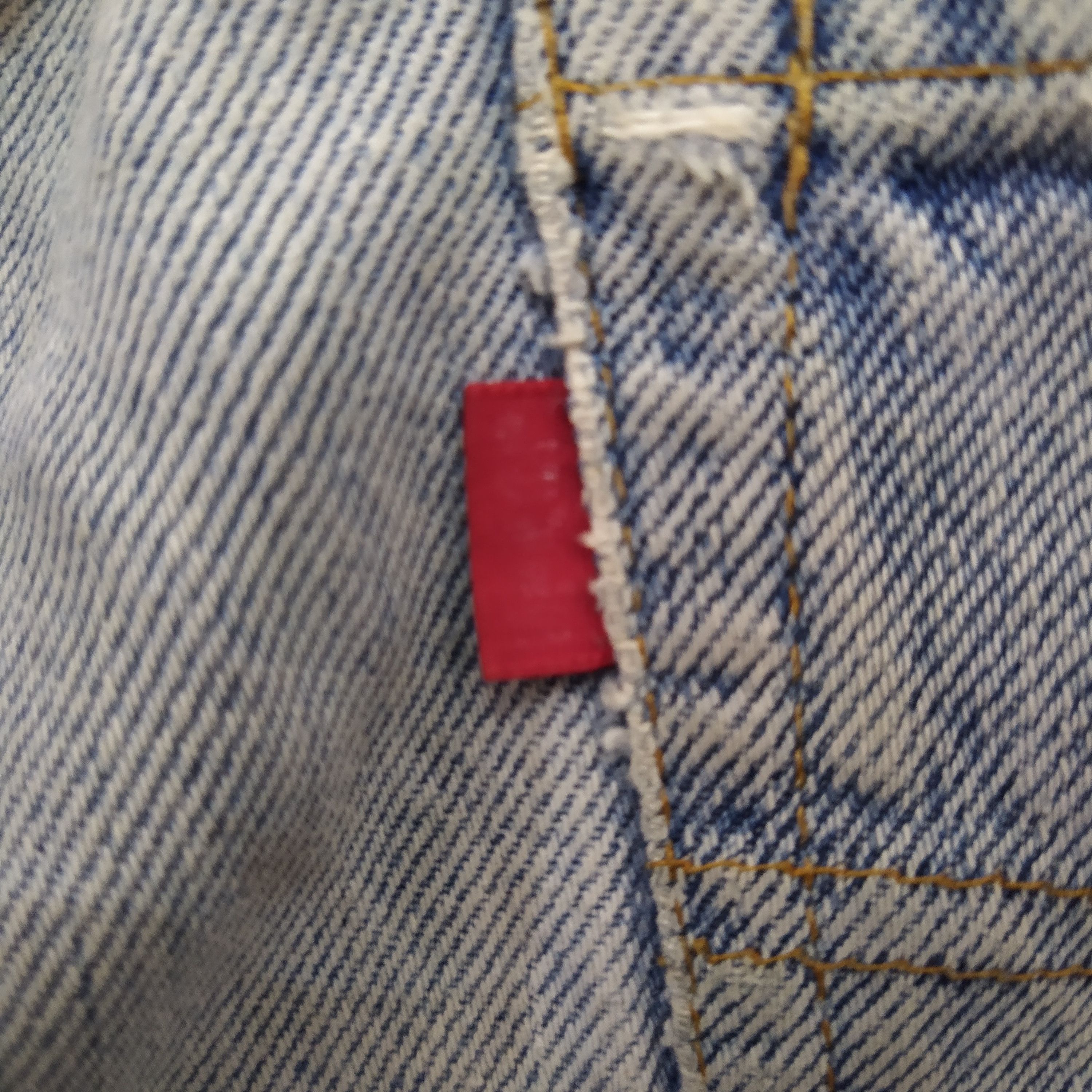 Levi's × Vintage 80s LEVIS 501 SELVEDGE DENIM DISTRESSED #6 COBAIN (D435) Size US 29 - 3 Thumbnail