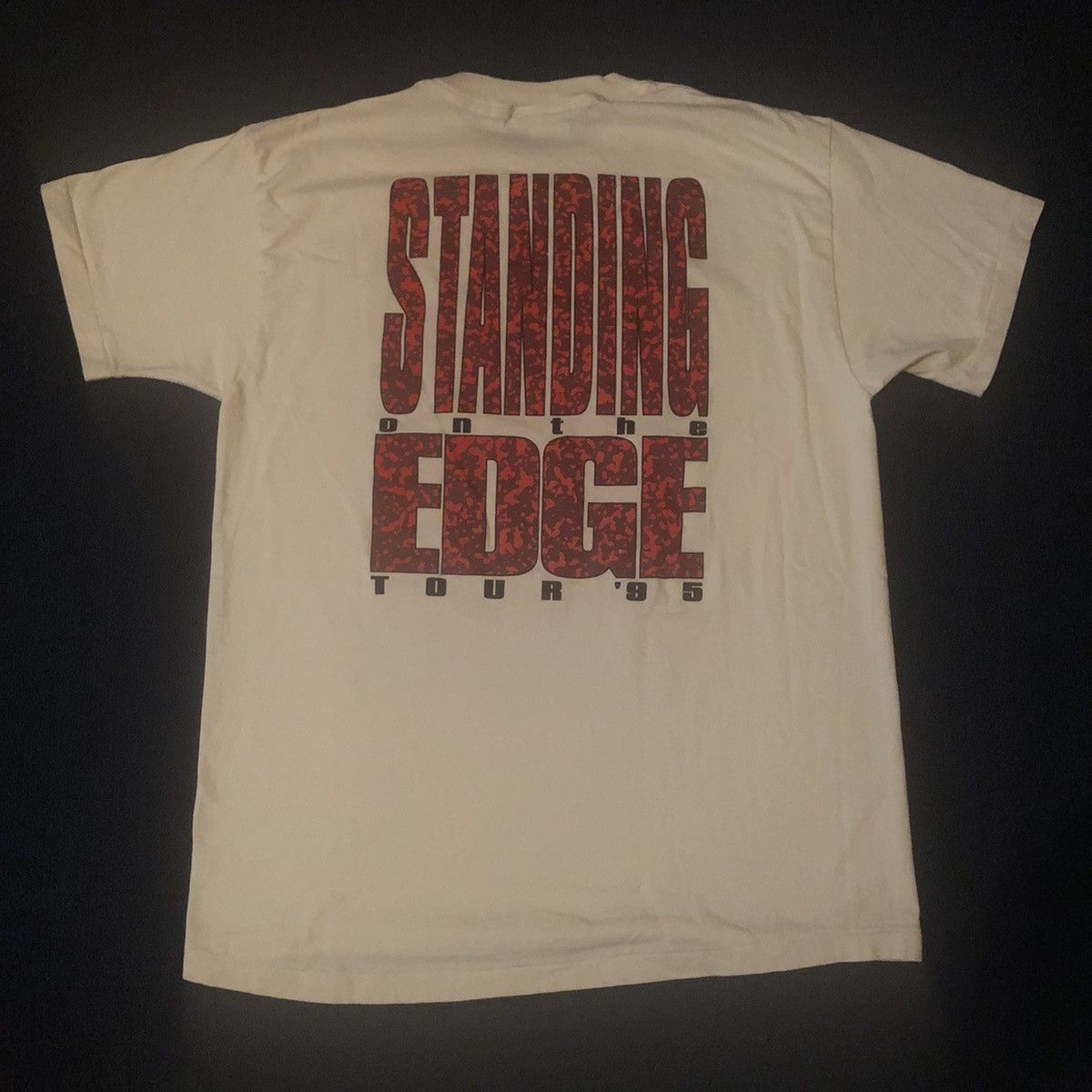 Band Tees Vintage John Berry Standing on the Edge Country Signed Tee Size US L / EU 52-54 / 3 - 3 Thumbnail