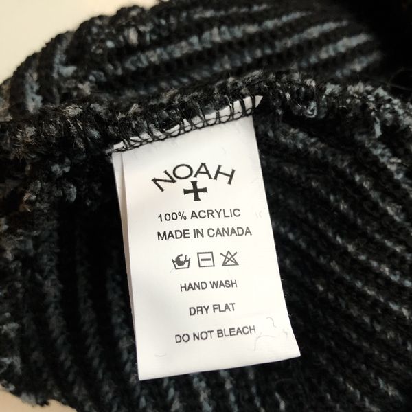 Noah NoahNY Tri-Color Beanie BLACK | Grailed