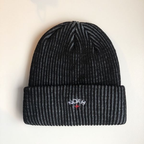 Noah NoahNY Tri-Color Beanie BLACK | Grailed