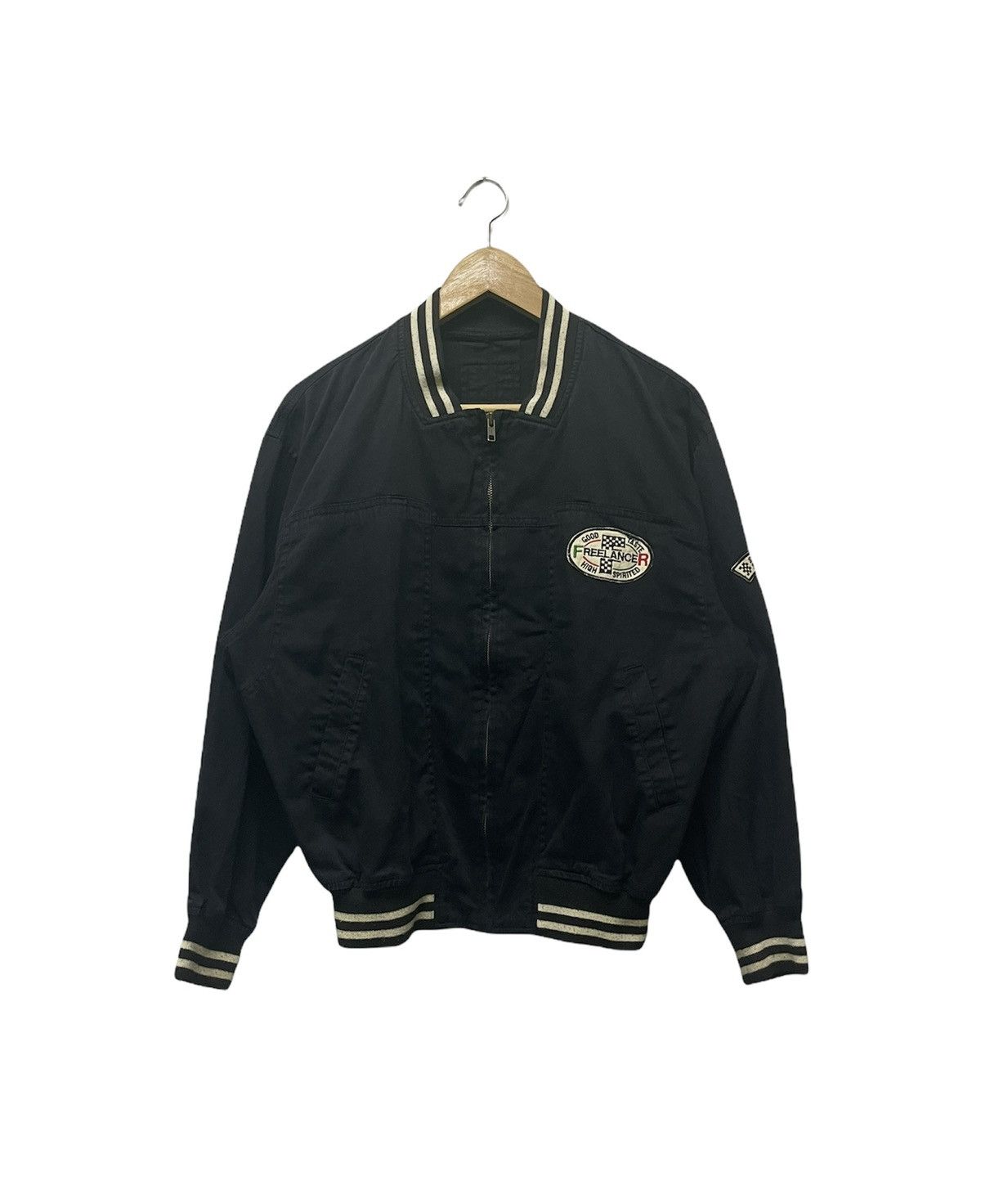 Vintage VINTAGE FREELANCER STERLING STYLISH BOMBER JACKET Size US L / EU 52-54 / 3 - 1 Thumbnail