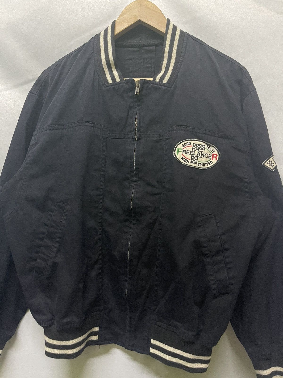 Vintage VINTAGE FREELANCER STERLING STYLISH BOMBER JACKET Size US L / EU 52-54 / 3 - 3 Thumbnail