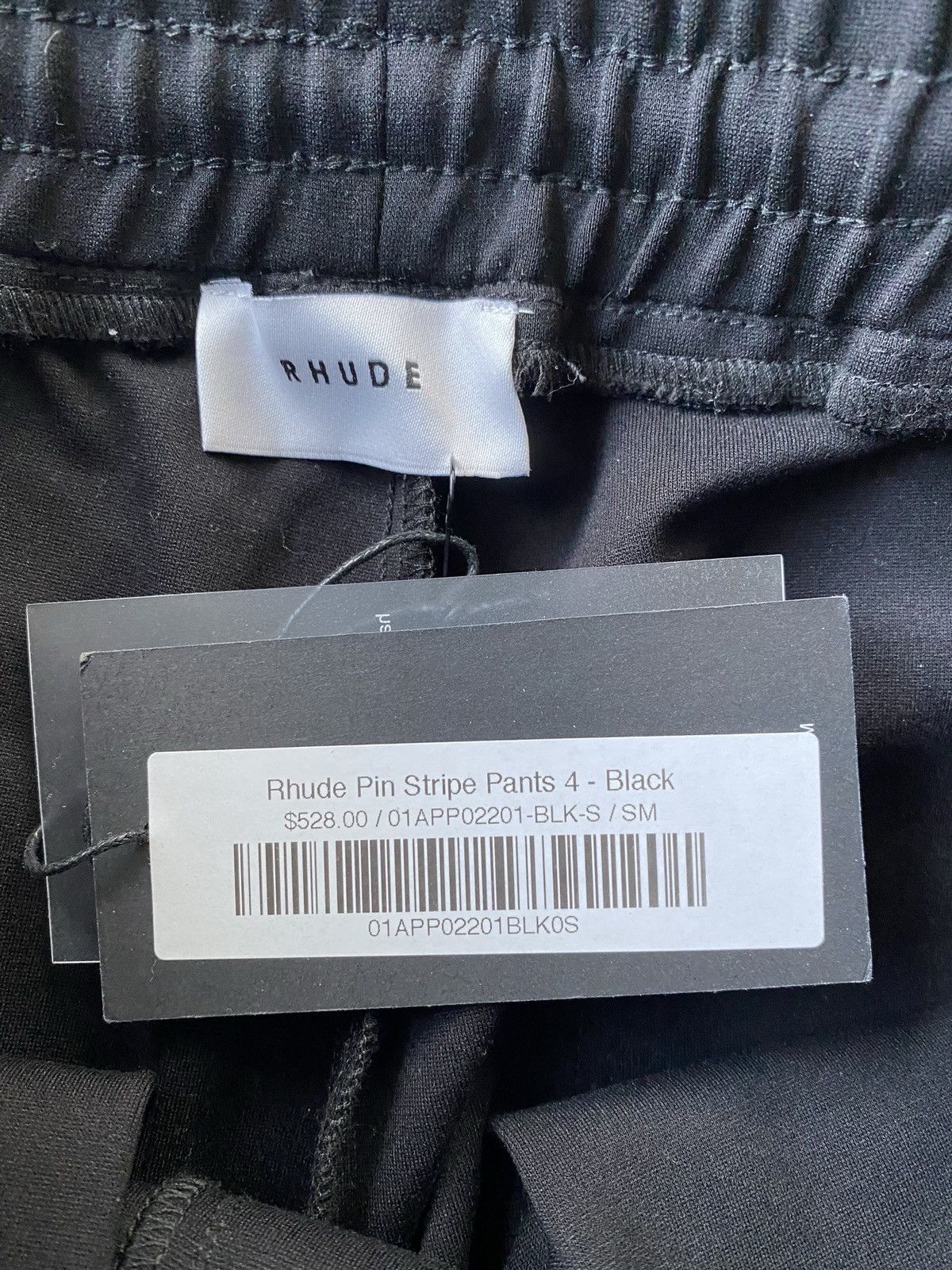 Rhude Rhude Pin Stripe Crop Pants Black Track Pants sz S Size US 32 / EU 48 - 6 Thumbnail