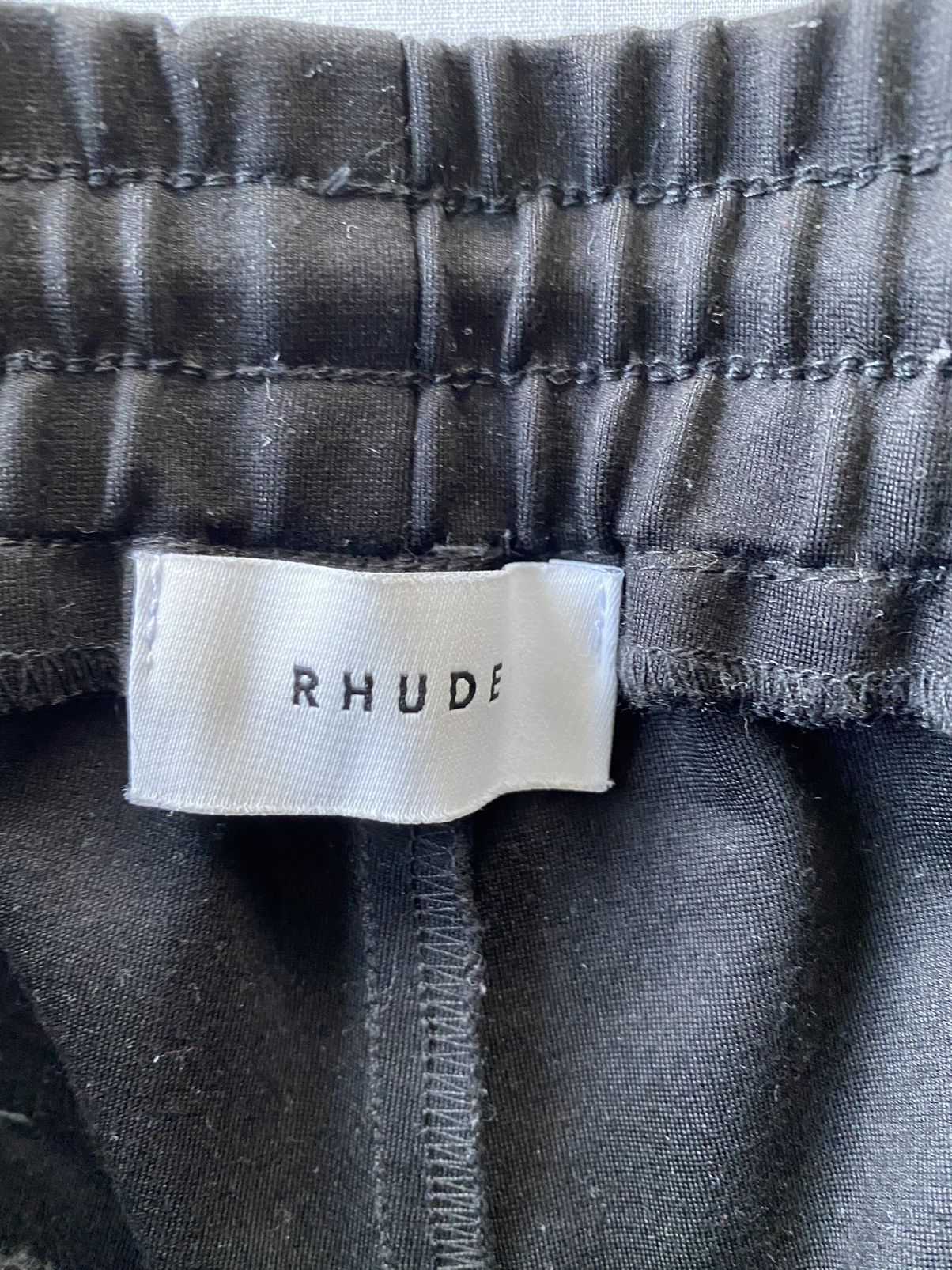Rhude Rhude Pin Stripe Cropped Track Pants Black/Red sz S Size US 32 / EU 48 - 7 Thumbnail
