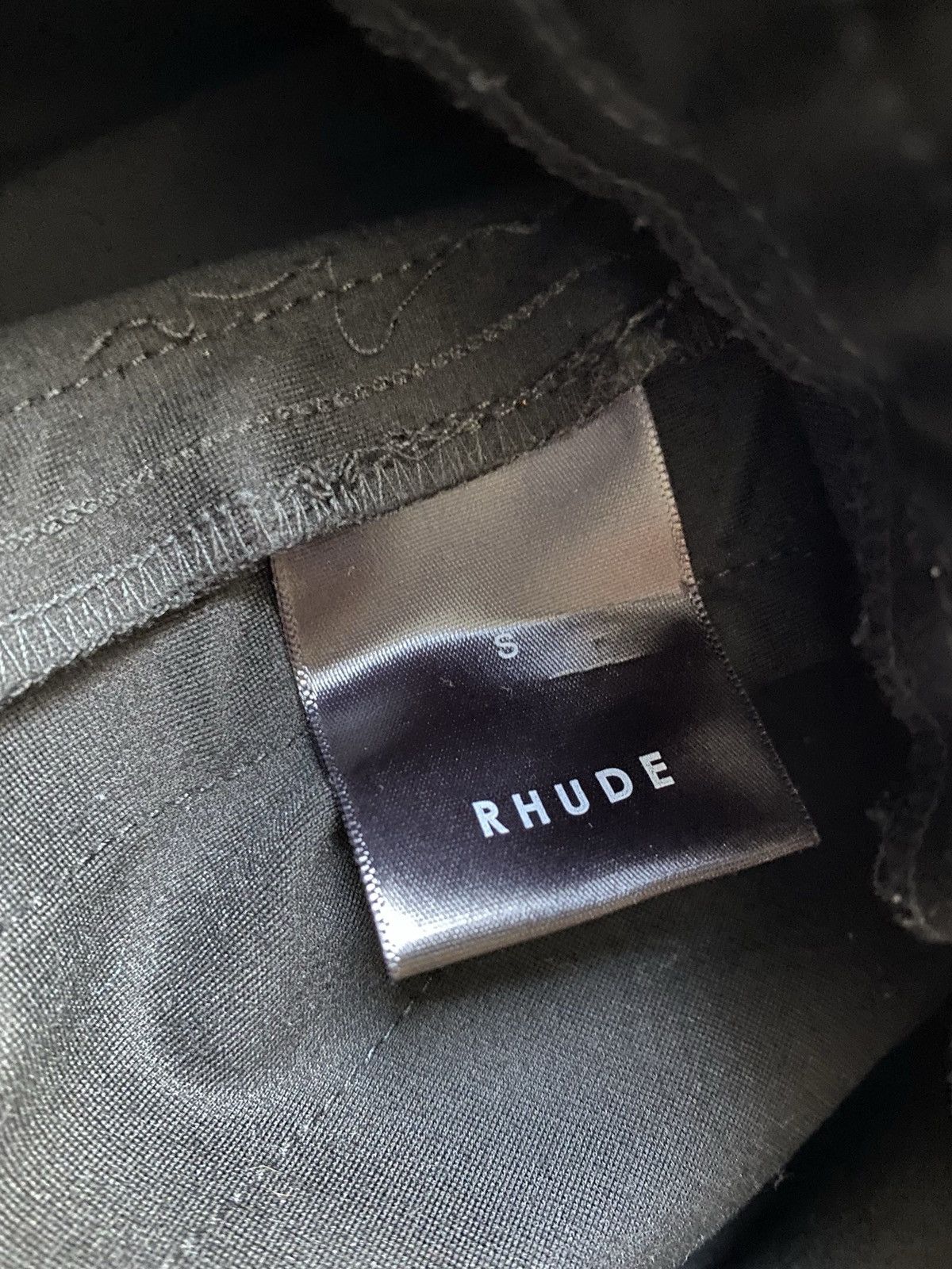 Rhude Rhude Pin Stripe Cropped Track Pants Black/Red sz S Size US 32 / EU 48 - 8 Thumbnail