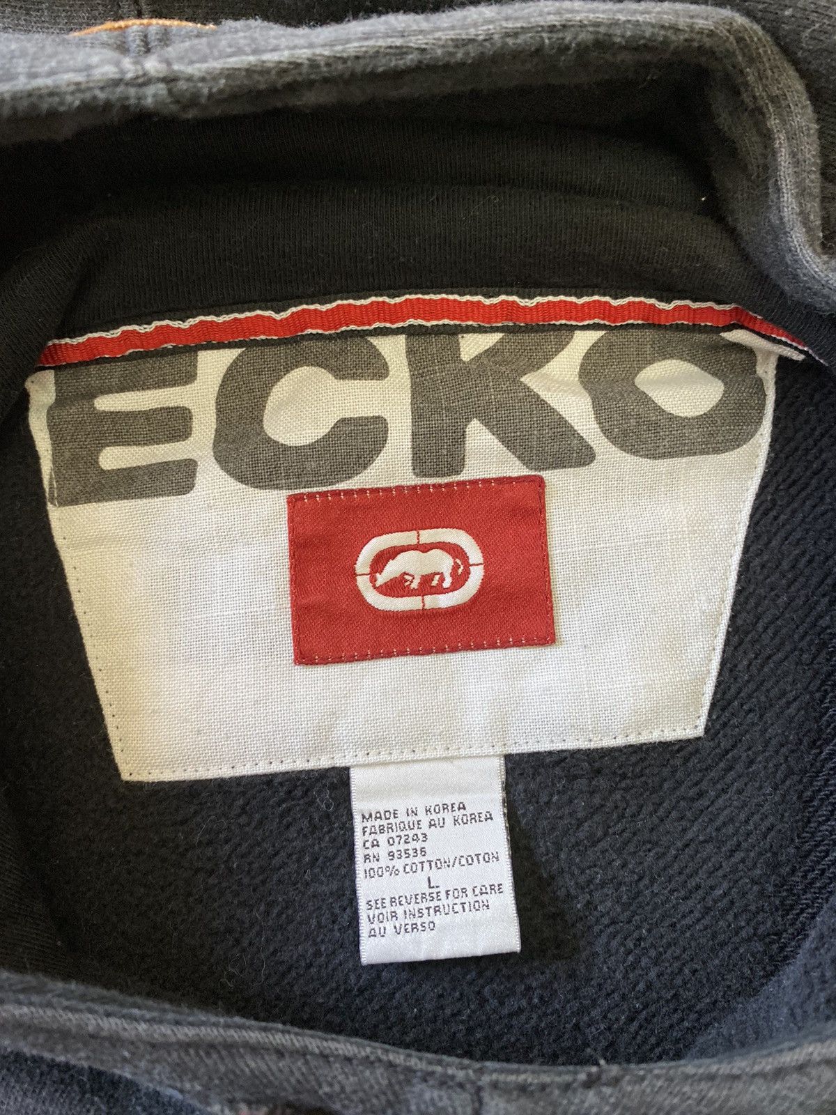 Ecko Unltd. × Vintage VINTAGE ECKO UNLTD BIG LOGO SWEATER HOODIES Size US L / EU 52-54 / 3 - 9 Thumbnail