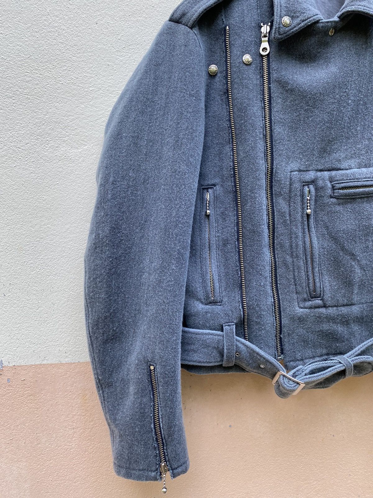Designer × Japanese Brand Sakura wool biker jackets Size US S / EU 44-46 / 1 - 3 Thumbnail