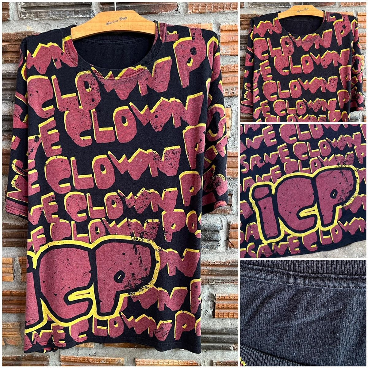 Band Tees × Vintage Vintage '00 Insane Clown Posse All Over Print Tees Size US XXL / EU 58 / 5 - 3 Thumbnail