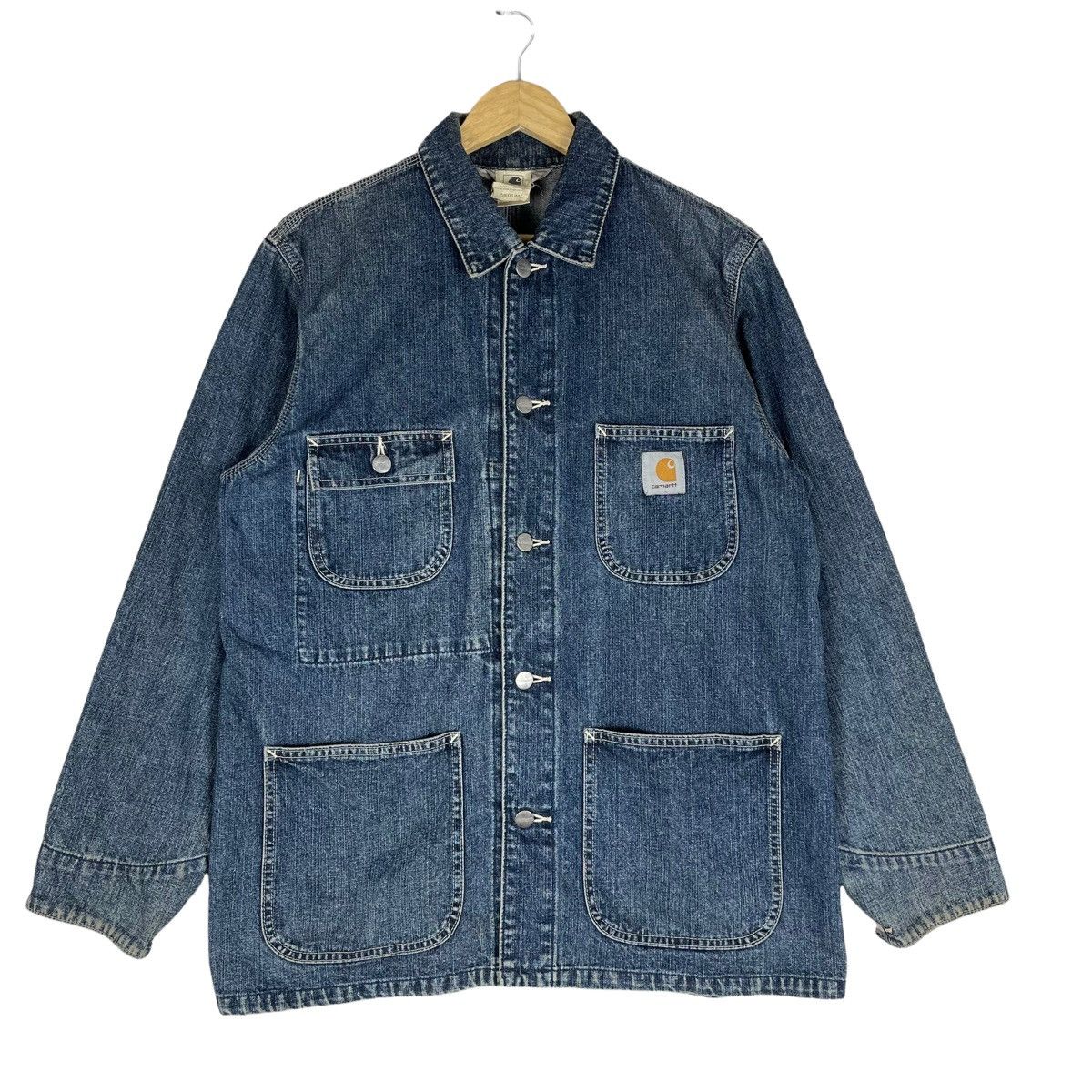 Carhartt 🔥CARHARTT Chore Denim Jacket Size US M / EU 48-50 / 2 - 2 Thumbnail