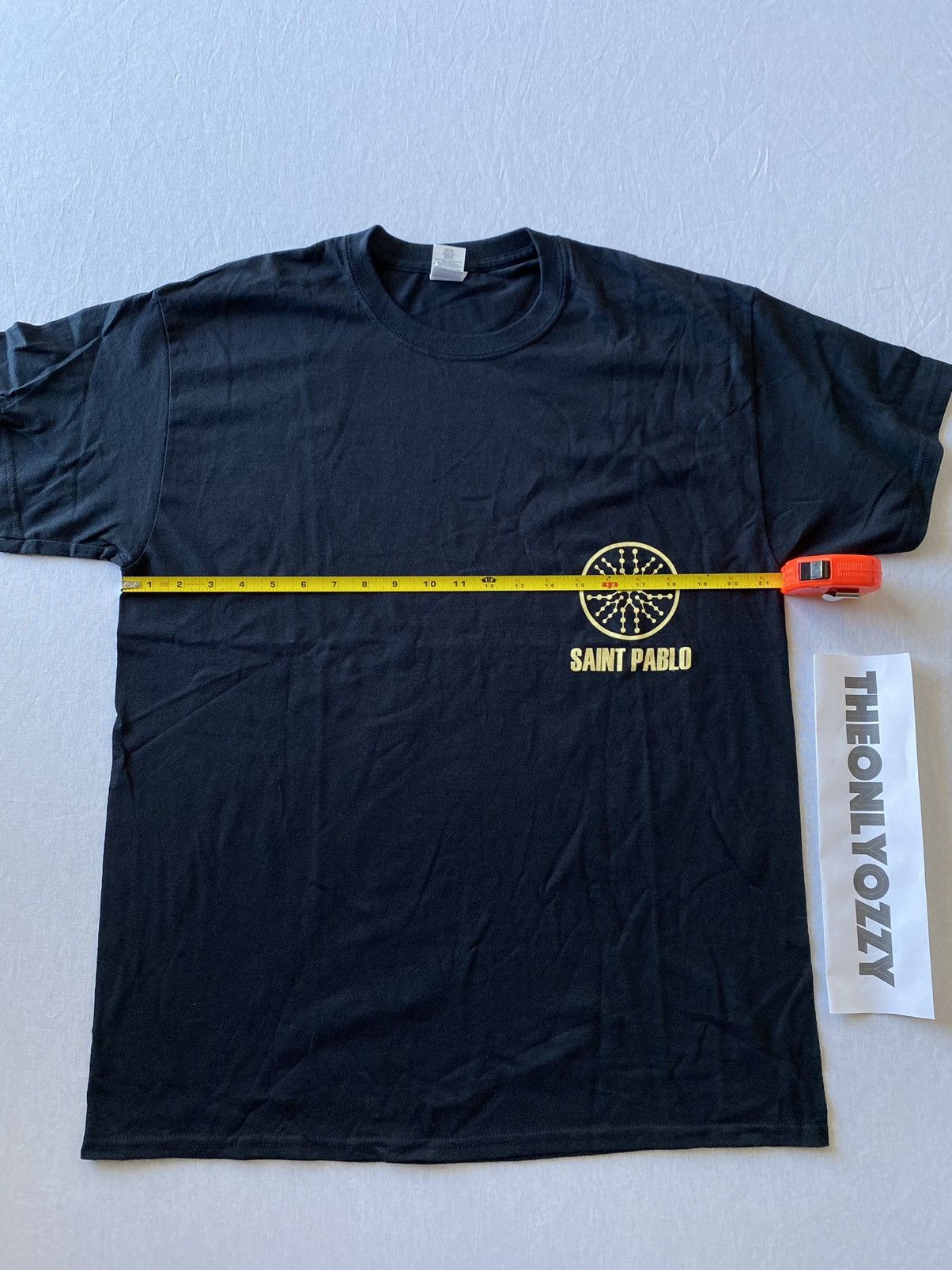 Kanye West Kanye West Saint Pablo Tee Black sz L Size US L / EU 52-54 / 3 - 2 Thumbnail